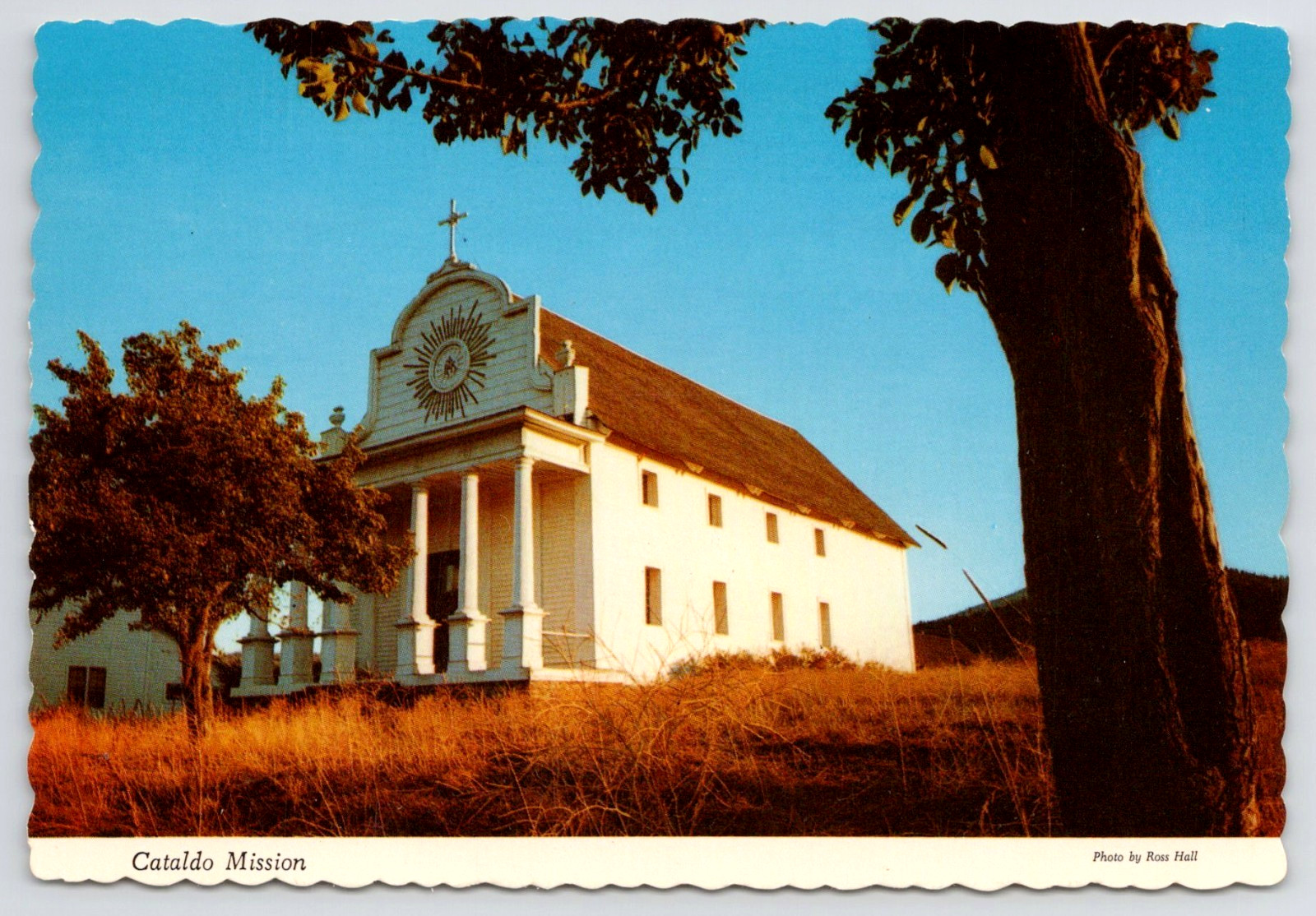 Cataldo Mission Interstate Hwy #90 Idaho Postcard #1270