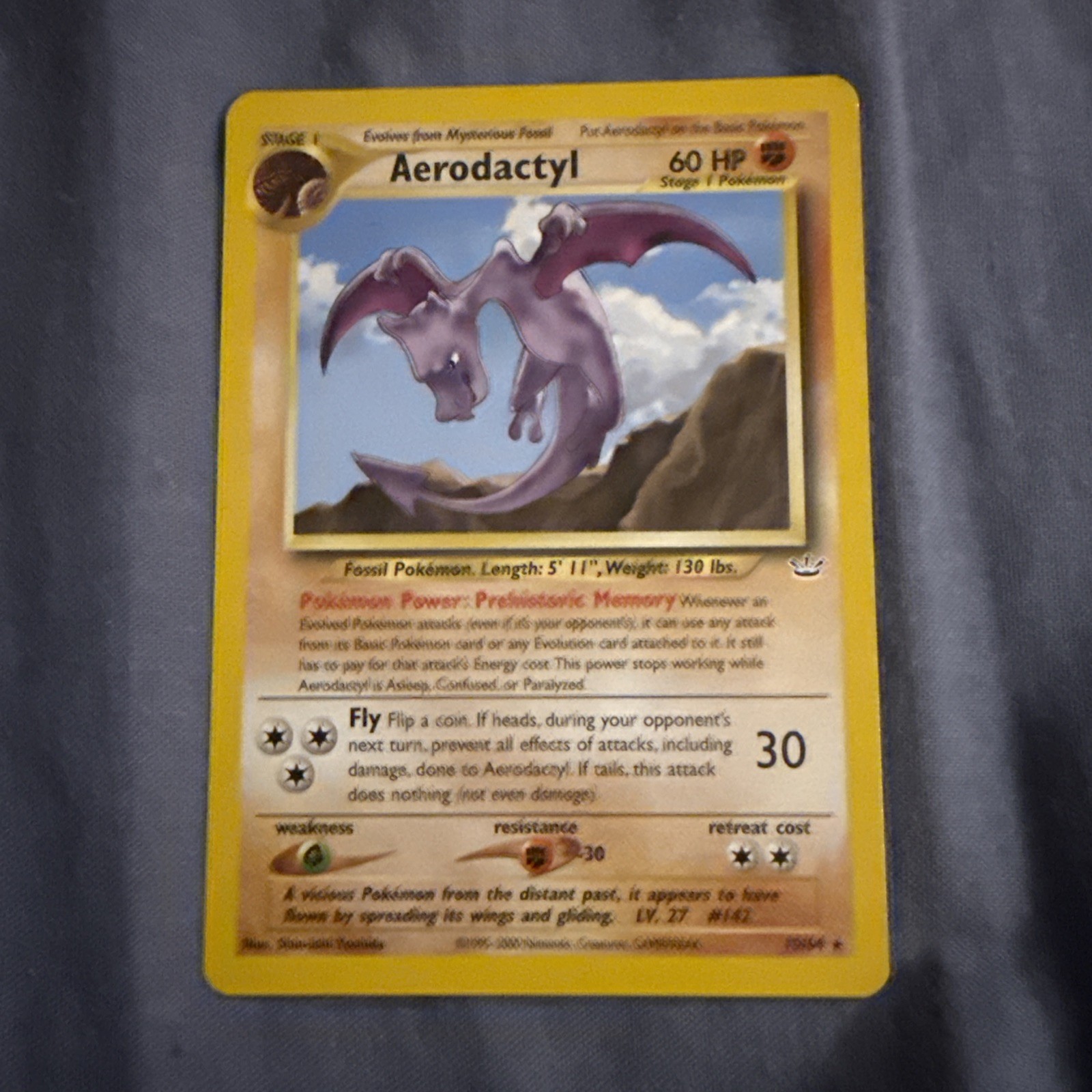 Pokemon TCG Neo Revelation #15/64 Aerodactyl LP Vintage