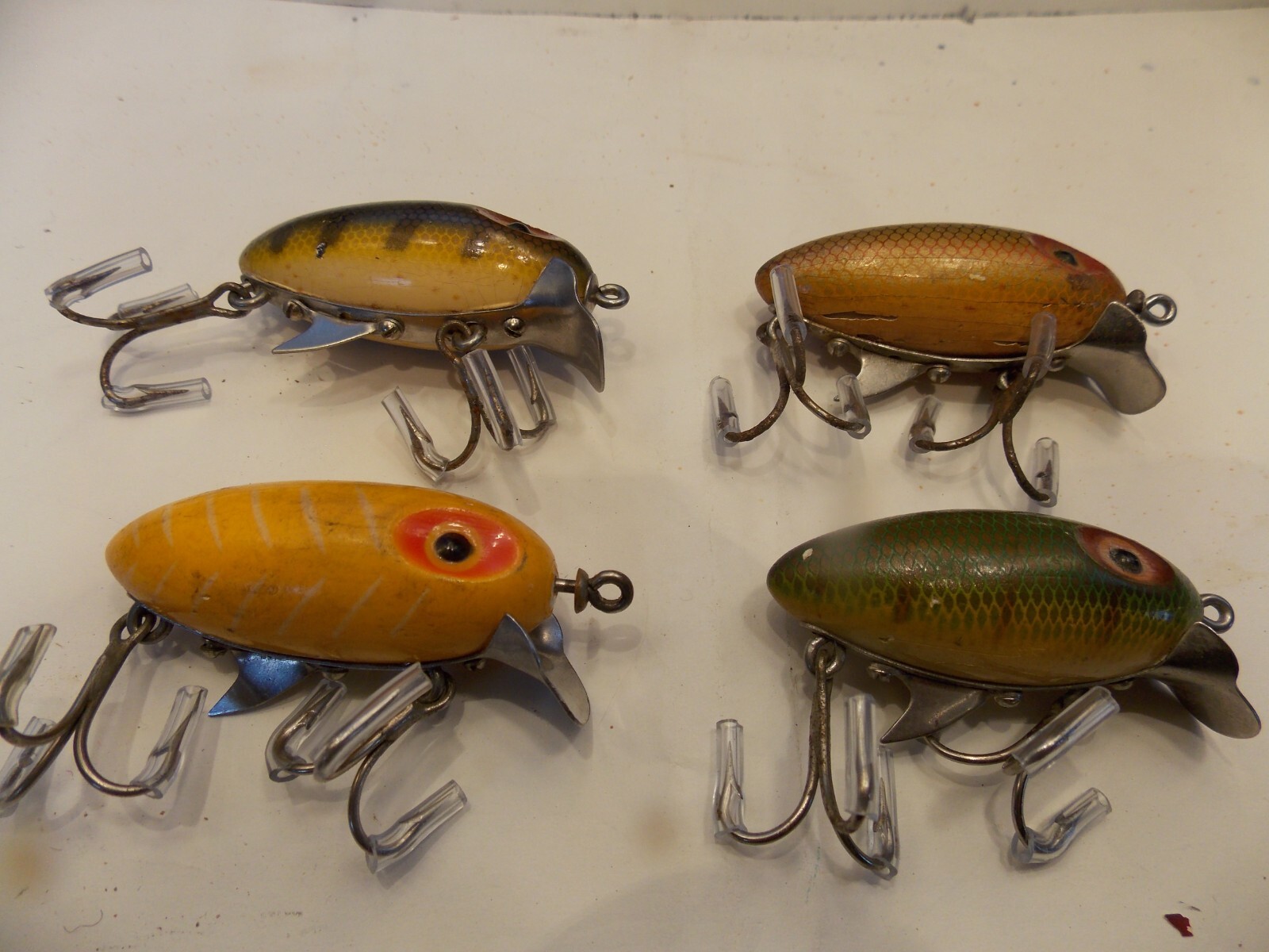 Vintage Clark water scouts  (4) vintage wood Clark water scouts