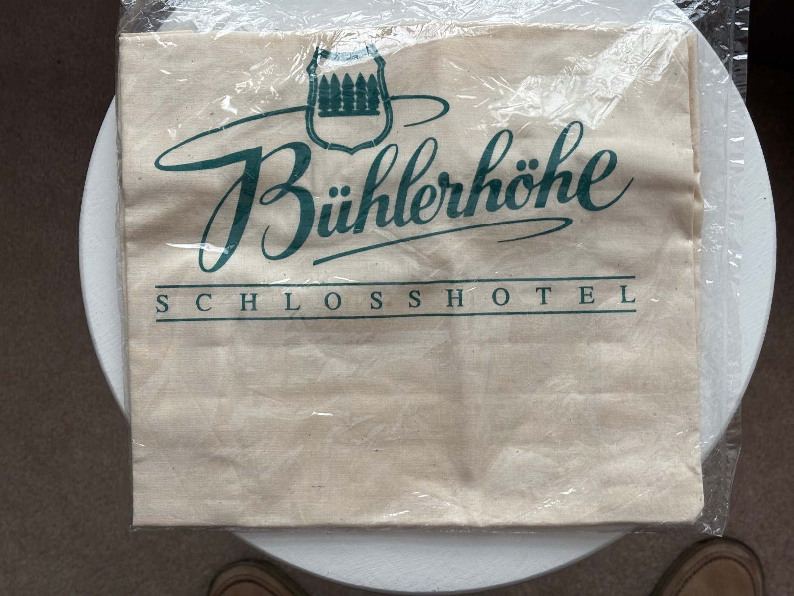 Buhlerhohe Schloss Hotel-Laundry Bag Germany-unopened-Rare-Luxury