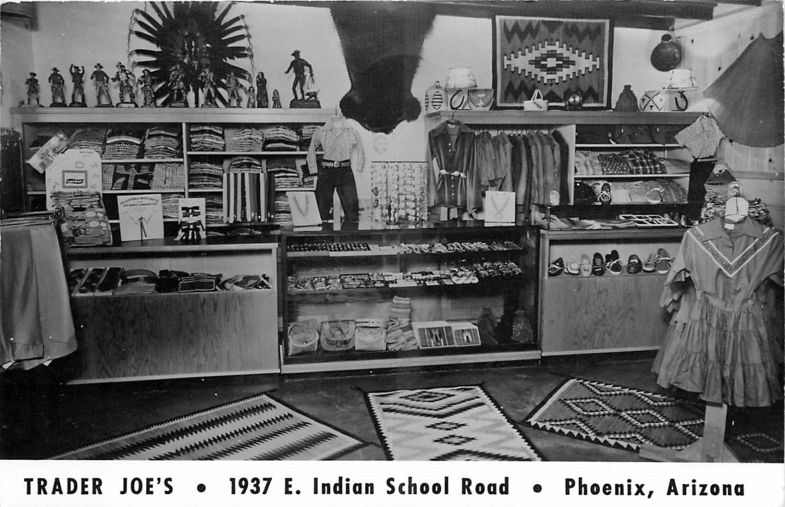 1954 Trader Joe's Phoenix AZ Real Photo Postcard Vintage Store Interior RPPC 1954 Trader Joe's Phoenix AZ Real Photo Postcard Vintage Store Interior RPPC