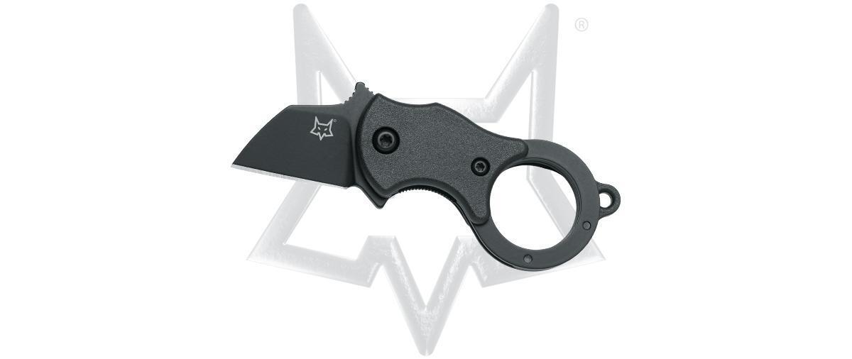 Fox Knives Mini-Ta Liner Lock FX-536B Black Stainless Black FRN Pocket Knife