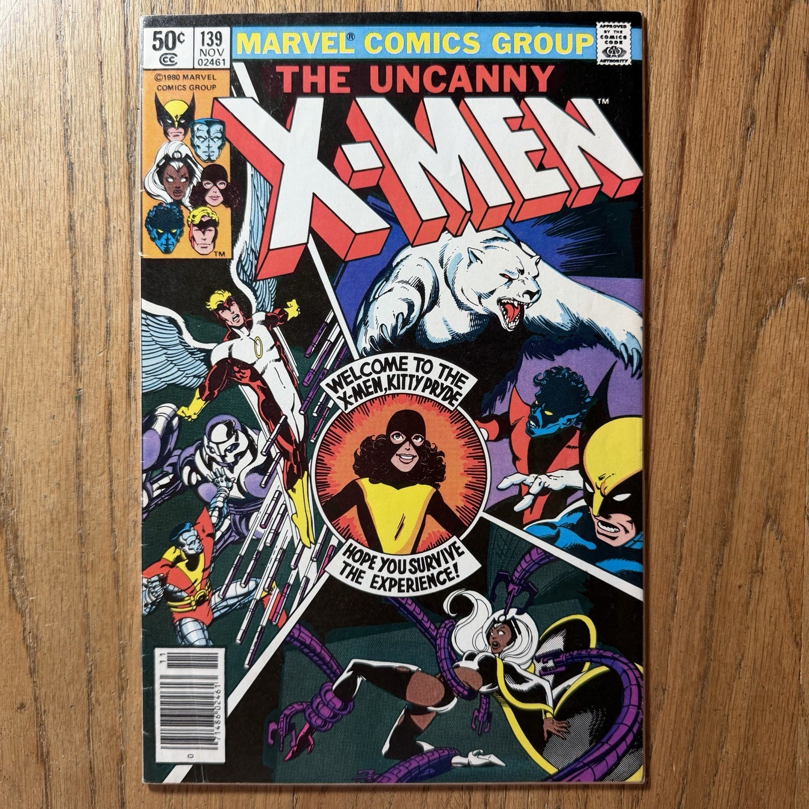 Uncanny X-Men #139 Kitty Pryde Joins, 1st Brown Suit Wolverine🔑Marvel 1980 VF-