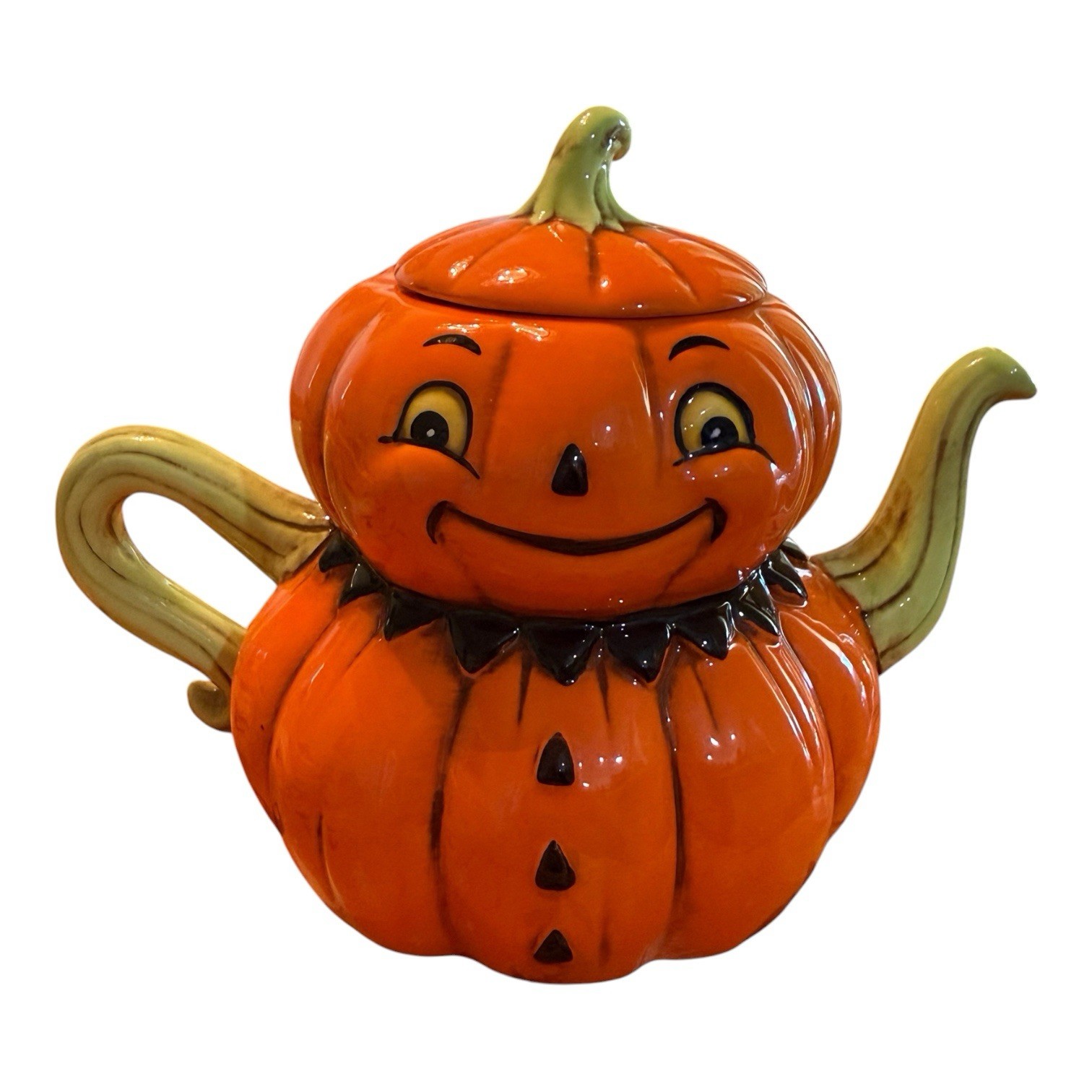 Johanna Parker Jack-O-Lantern Pumpkin Teapot