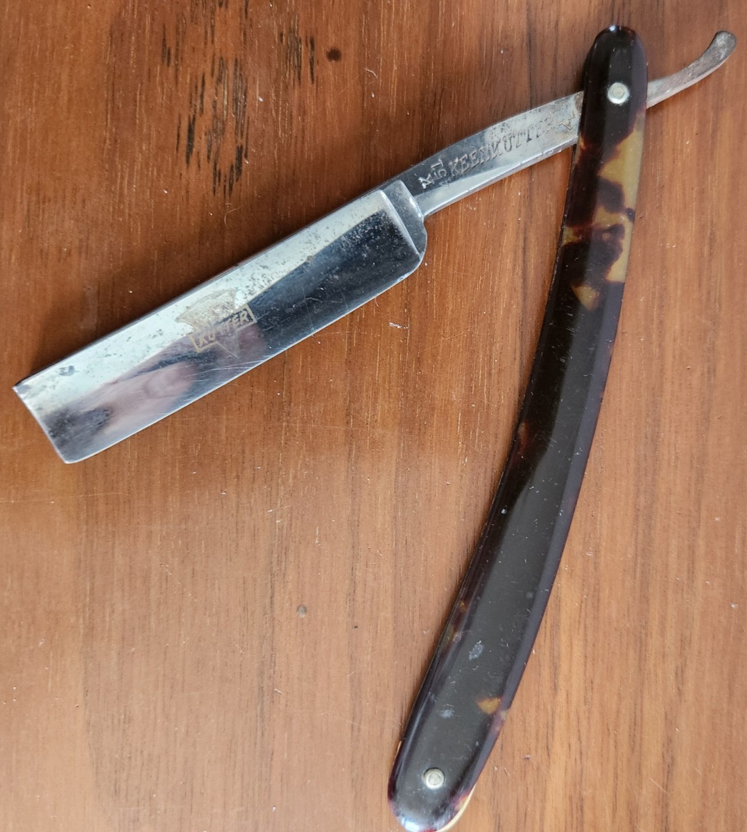 Vintage Keen kutter K 451 Simmons & Howe Razor Tortoise Shell Handle XSharp Edge Vintage Keen kutter K 451 Simmons & Howe Razor Tortoise Shell Handle XSharp Edge