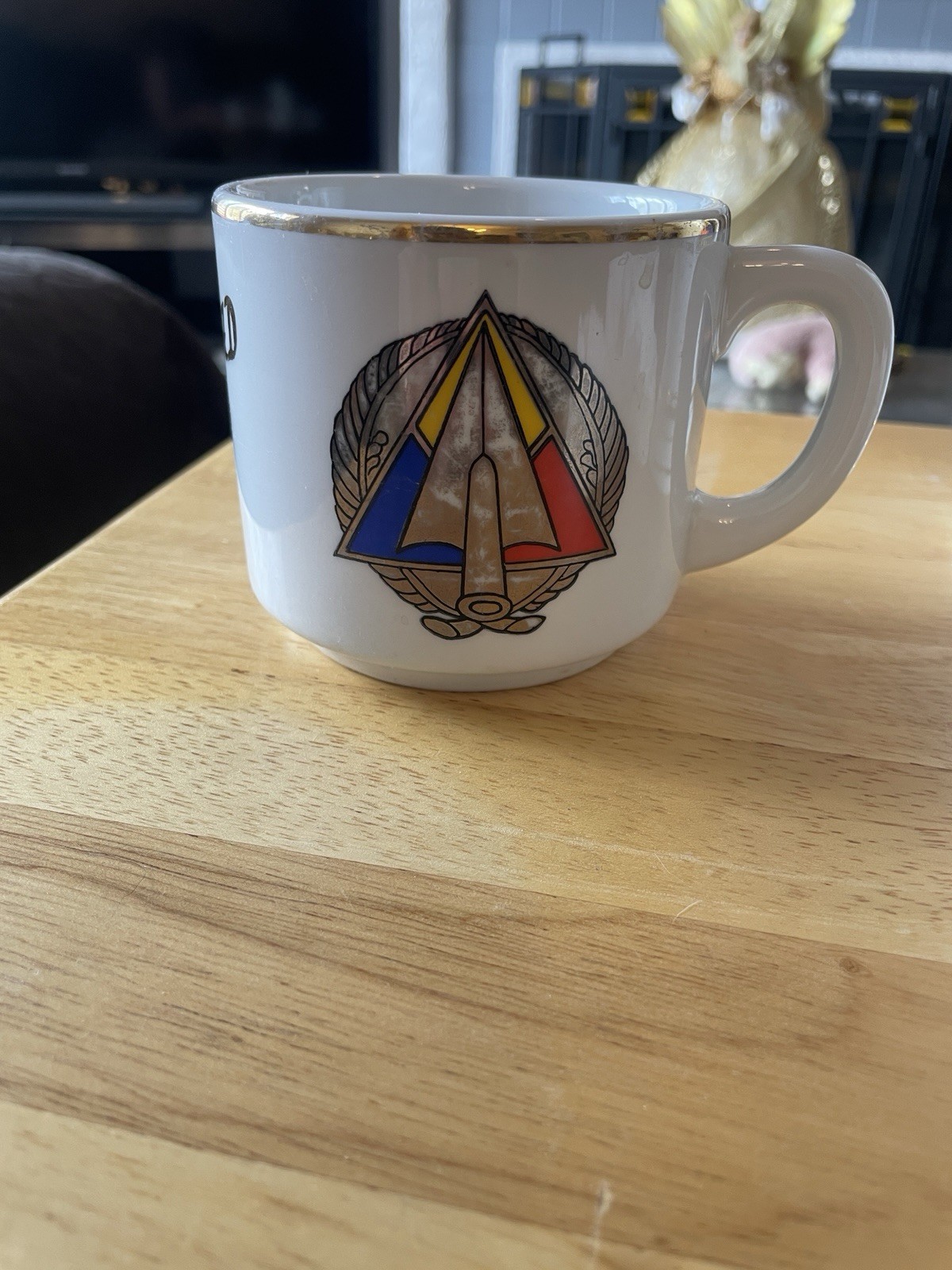Bauscher Weiden Germany 3rd Armored Division Spearhead DISCOM Army Mug