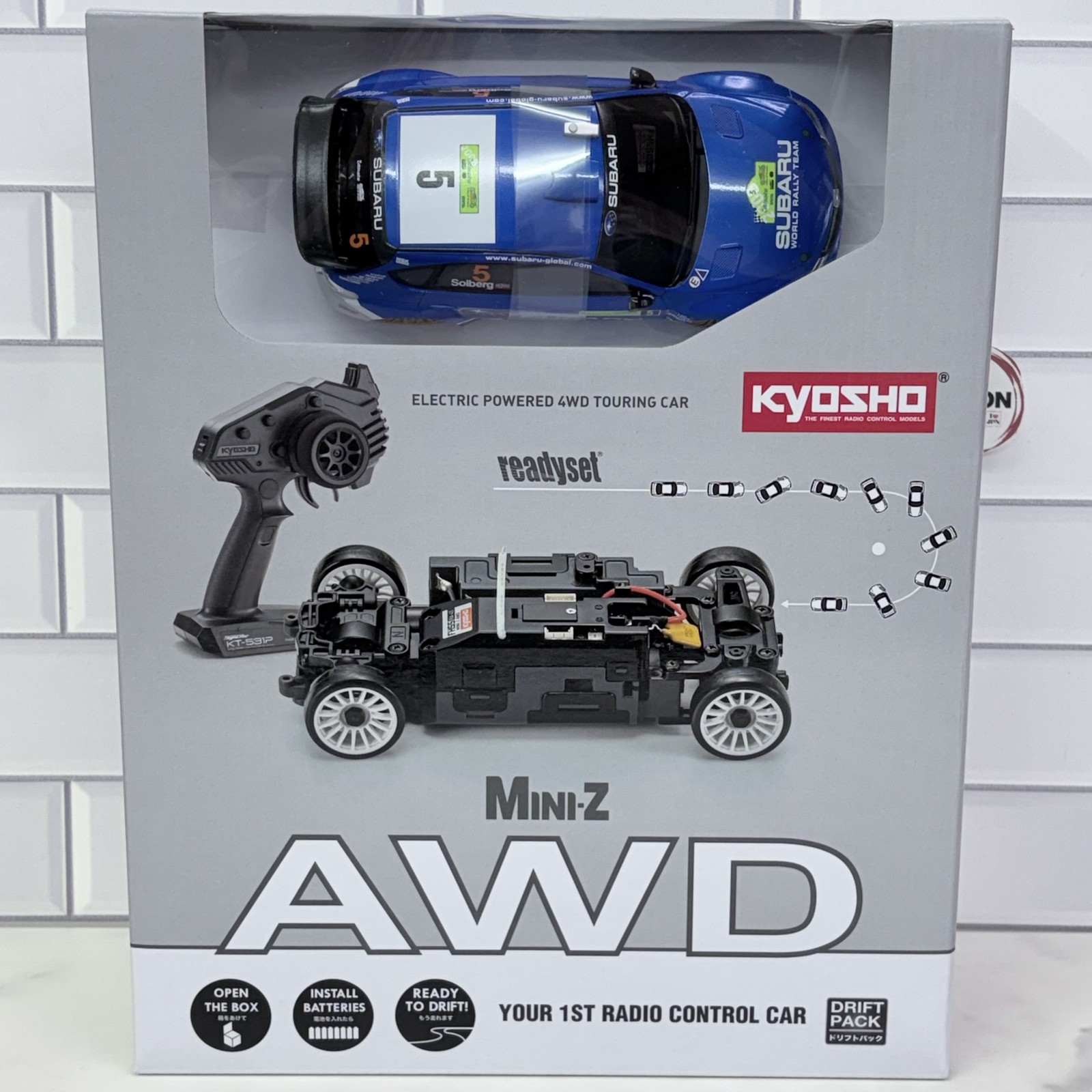 New Kyosho Mini-Z AWD Subaru Impreza WRC 2008 Readyset Electric Radio Controlled New Kyosho Mini-Z AWD Subaru Impreza WRC 2008 Readyset Electric Radio Controlled