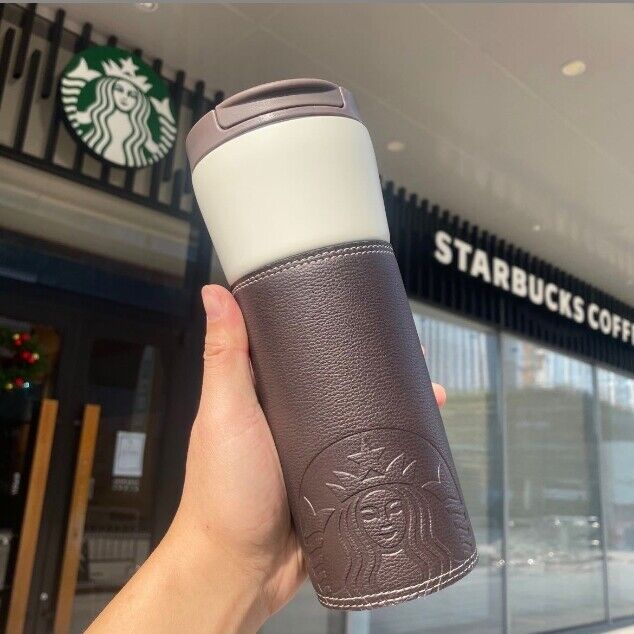 Nice Starbucks Hand-held  Stainless Steel Thermos Portable Coffee Cup 401-500ml