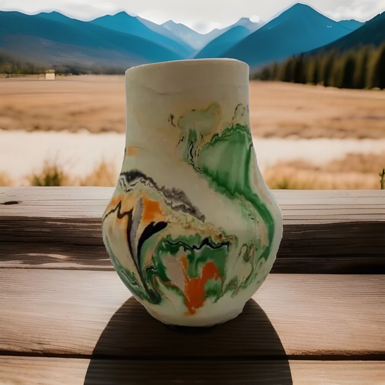 Nemadji Pottery Vase 7 Nemadji Pottery Vase 7