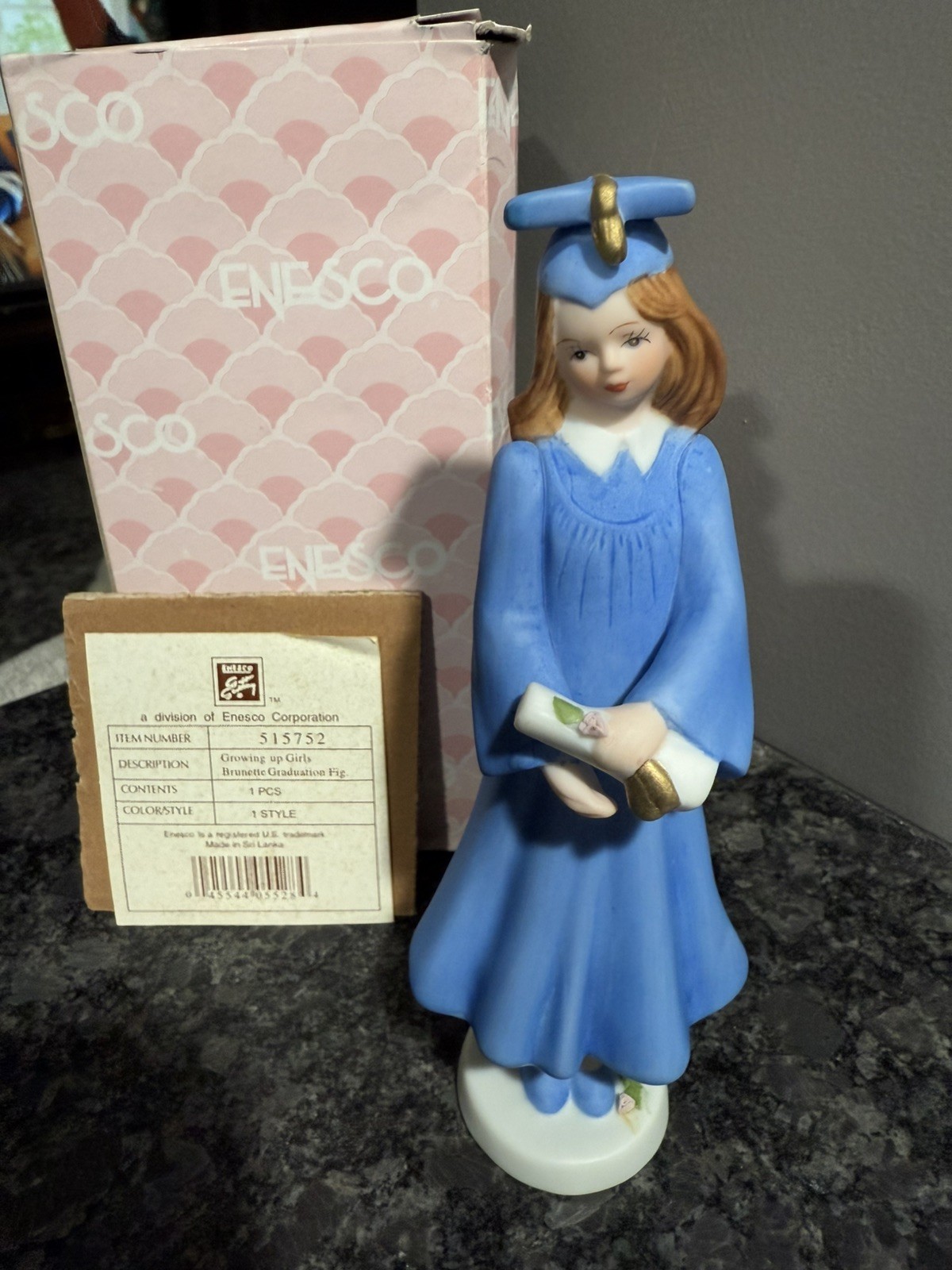 Enesco GROWING UP  - GRADUATION - BRUNETTE -  #515752 has box