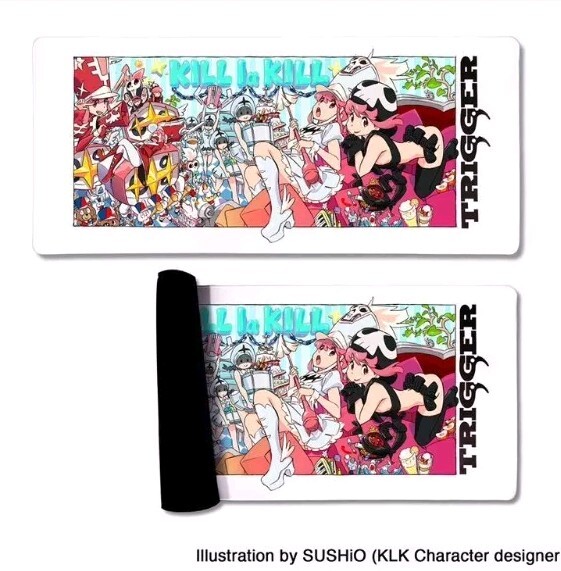STUDIO TRIGGER PLAYMAT ILLUSTRATED BY SUSHIO ANIME EXPO AX 2023 DESK MAT NEW
