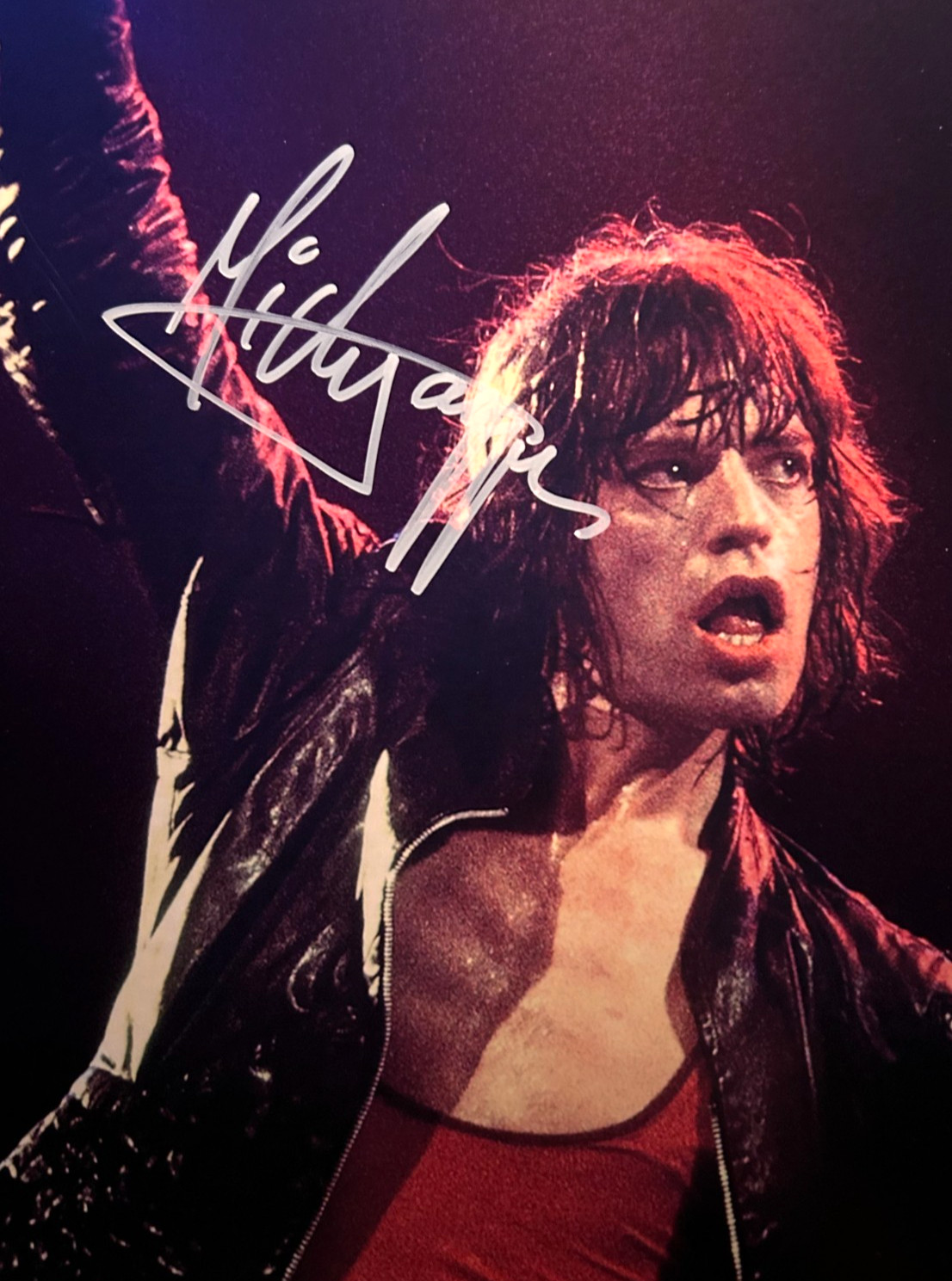 Mick Jagger Signed ROLLING STONES 8x10