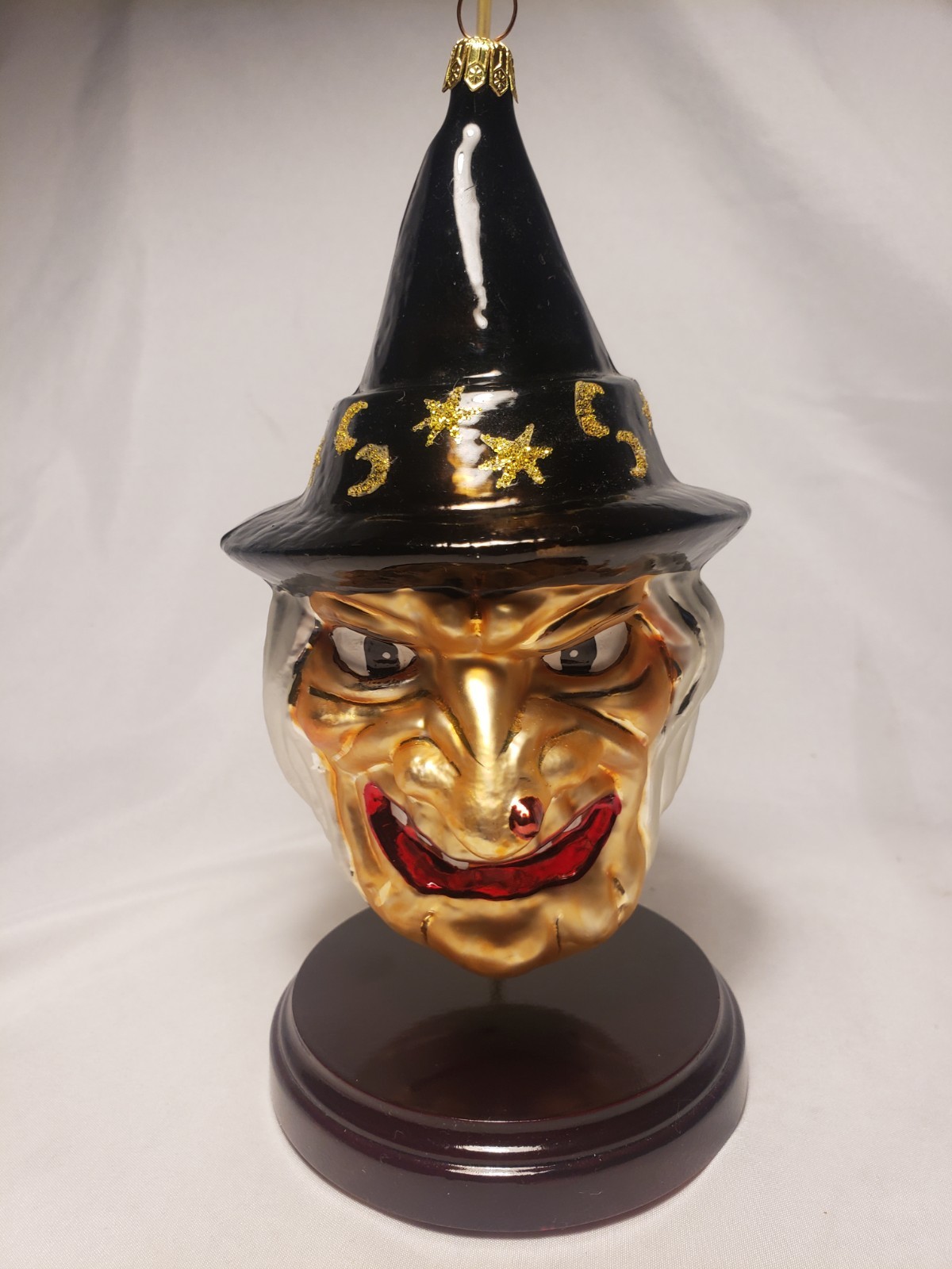 Vintage 1996 Christopher Radko Halloween Christmas Ornament Lucinda Witch 