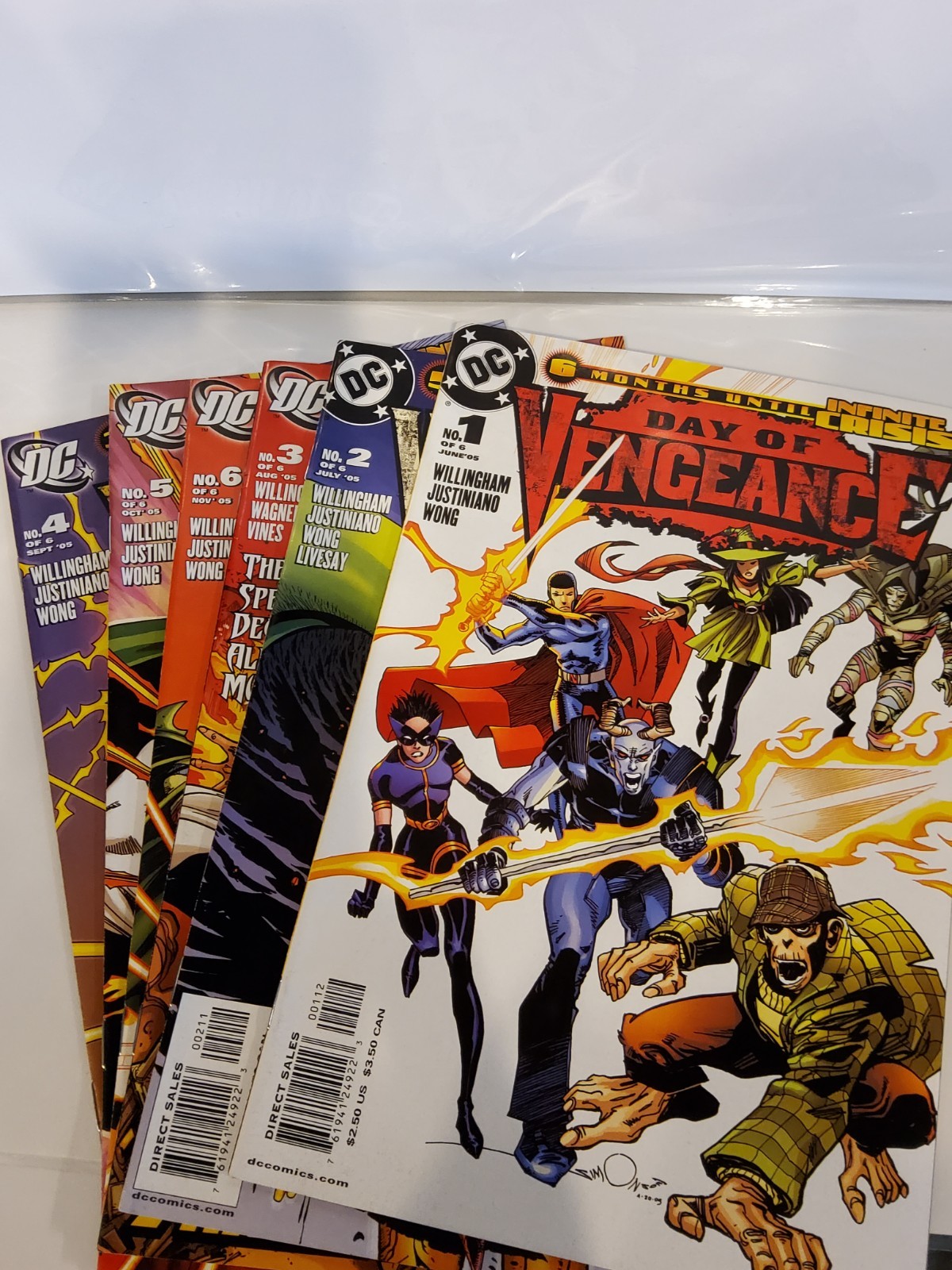 DC COMICS DAY OF VENGEANCE #1-6 2005 COMPLETE SERIES LOT