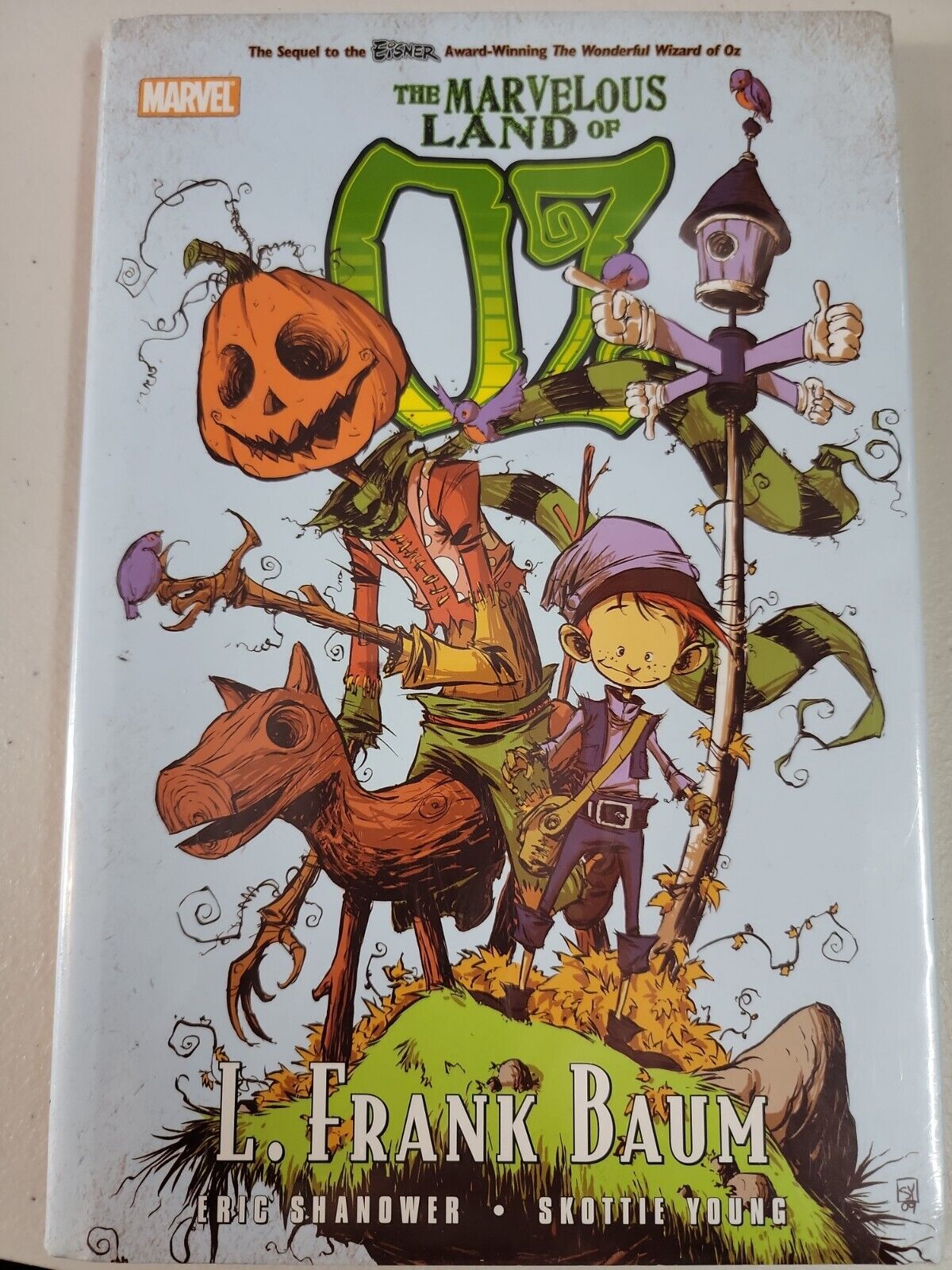 Oz The Marvelous Land of Oz (2010, Hardcover) Scarecrow Marvel Comics SEALED