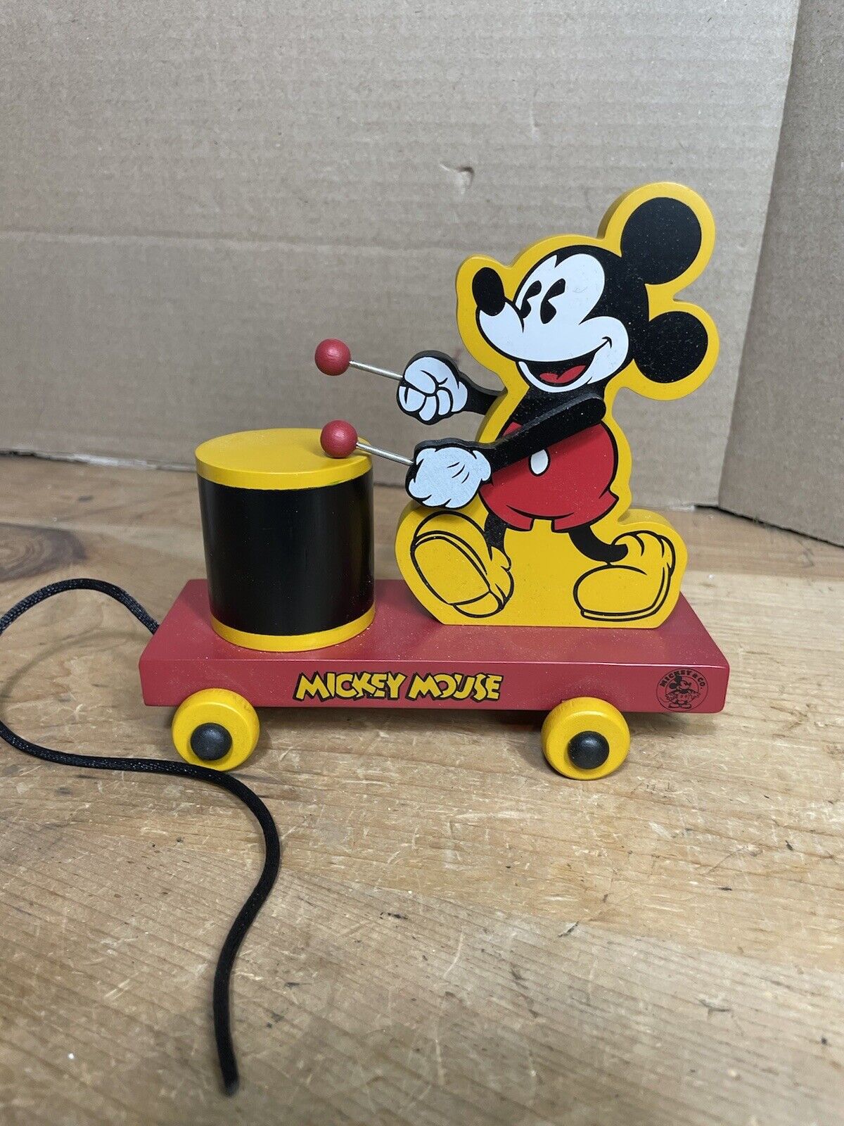 Walt Disney Mickey Mouse Pull Toy Fossil Watch Add On Toy (toy Only no Watch)