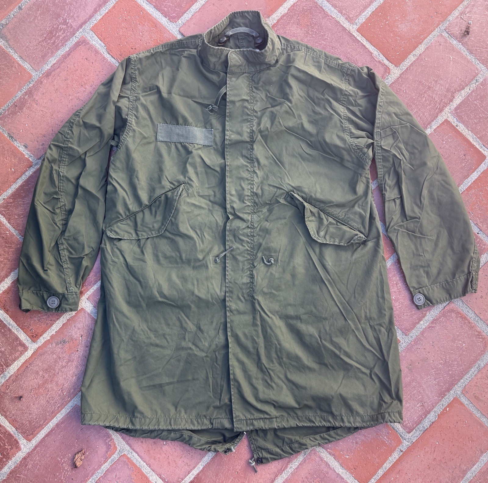 Vintage US GI M65 Fishtail Parka Shell Extreme Cold OG-107 M-65 M-1965 SMALL REG Vintage US GI M65 Fishtail Parka Shell Extreme Cold OG-107 M-65 M-1965 SMALL REG