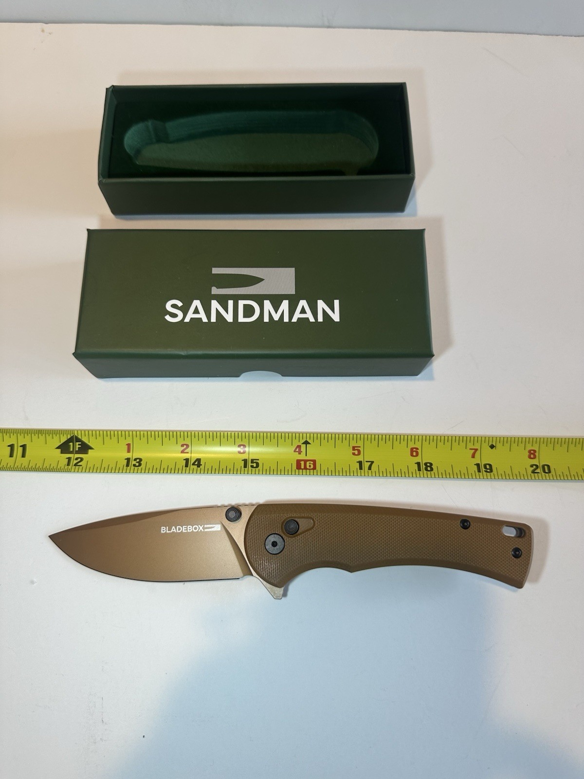 BladeBox Sandman Folding EDC Knife D2 G10 7.9 Inches New In Box