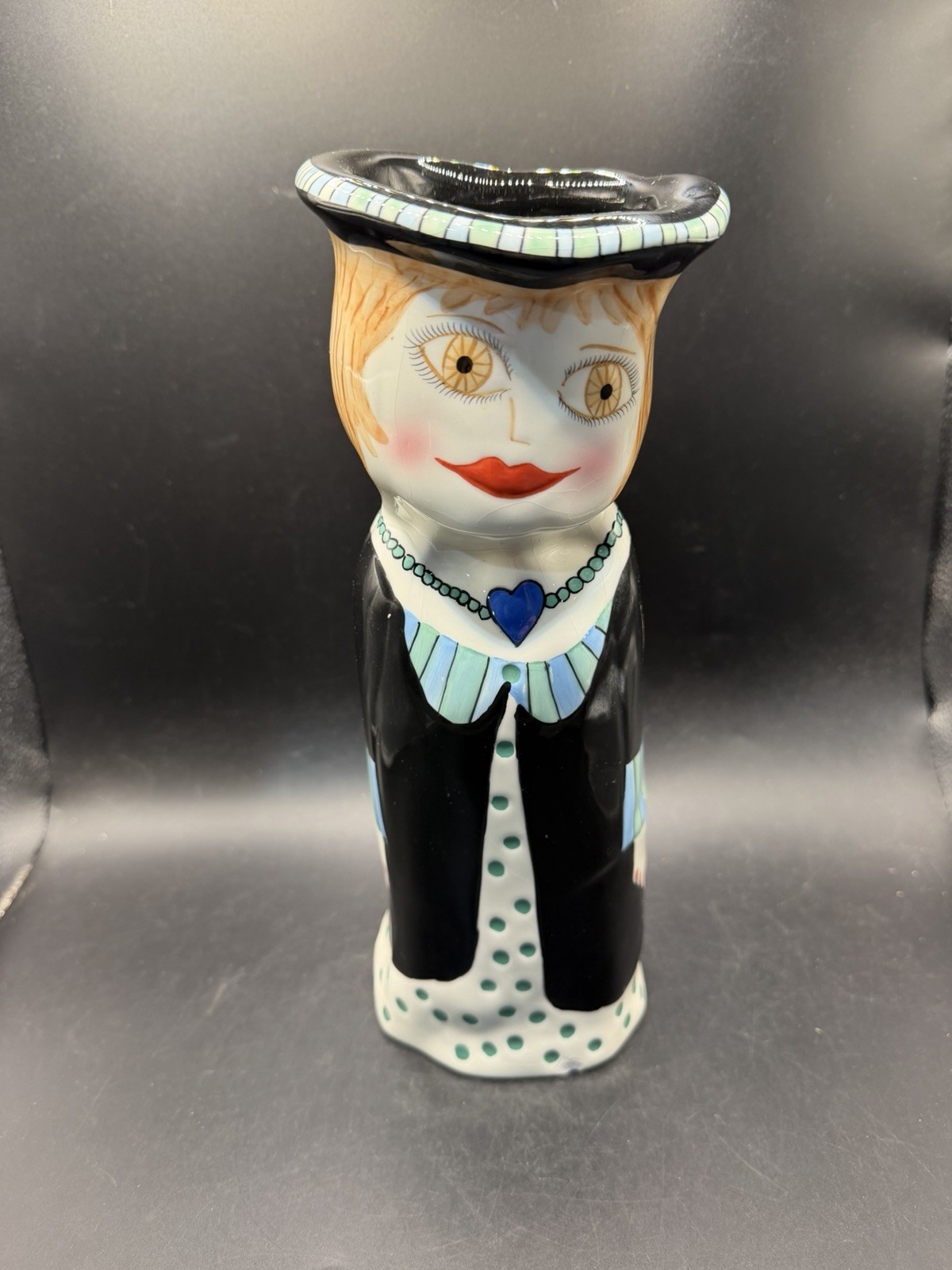 Susan Paley by Ganz Bella Casa Millie Ceramic Lady Head Vase 11\
