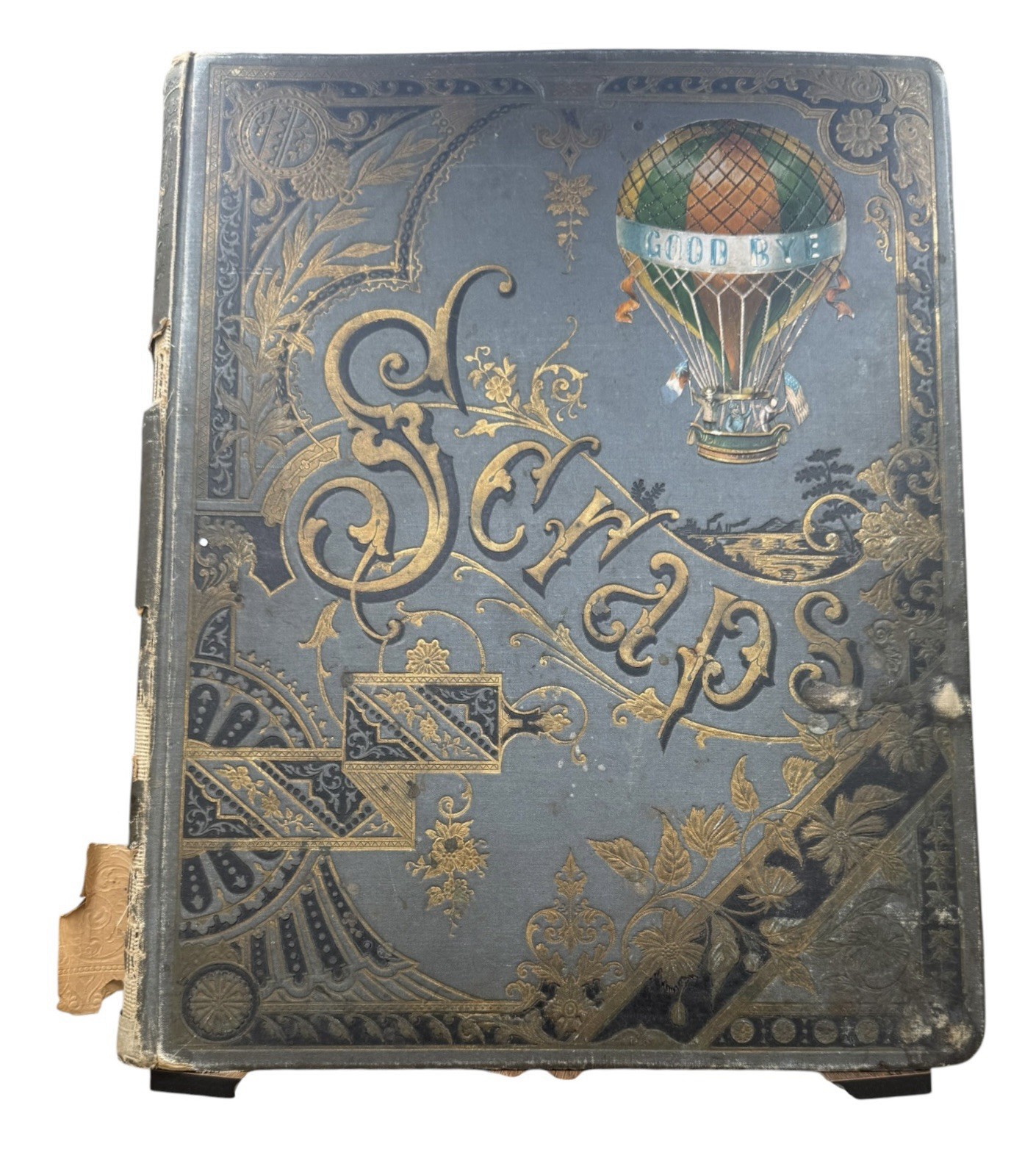 1880’s Victorian SCRAPBOOK DIE CUTS TRADE CARDS EPHEMERA 16” X 12”, 22 Pages