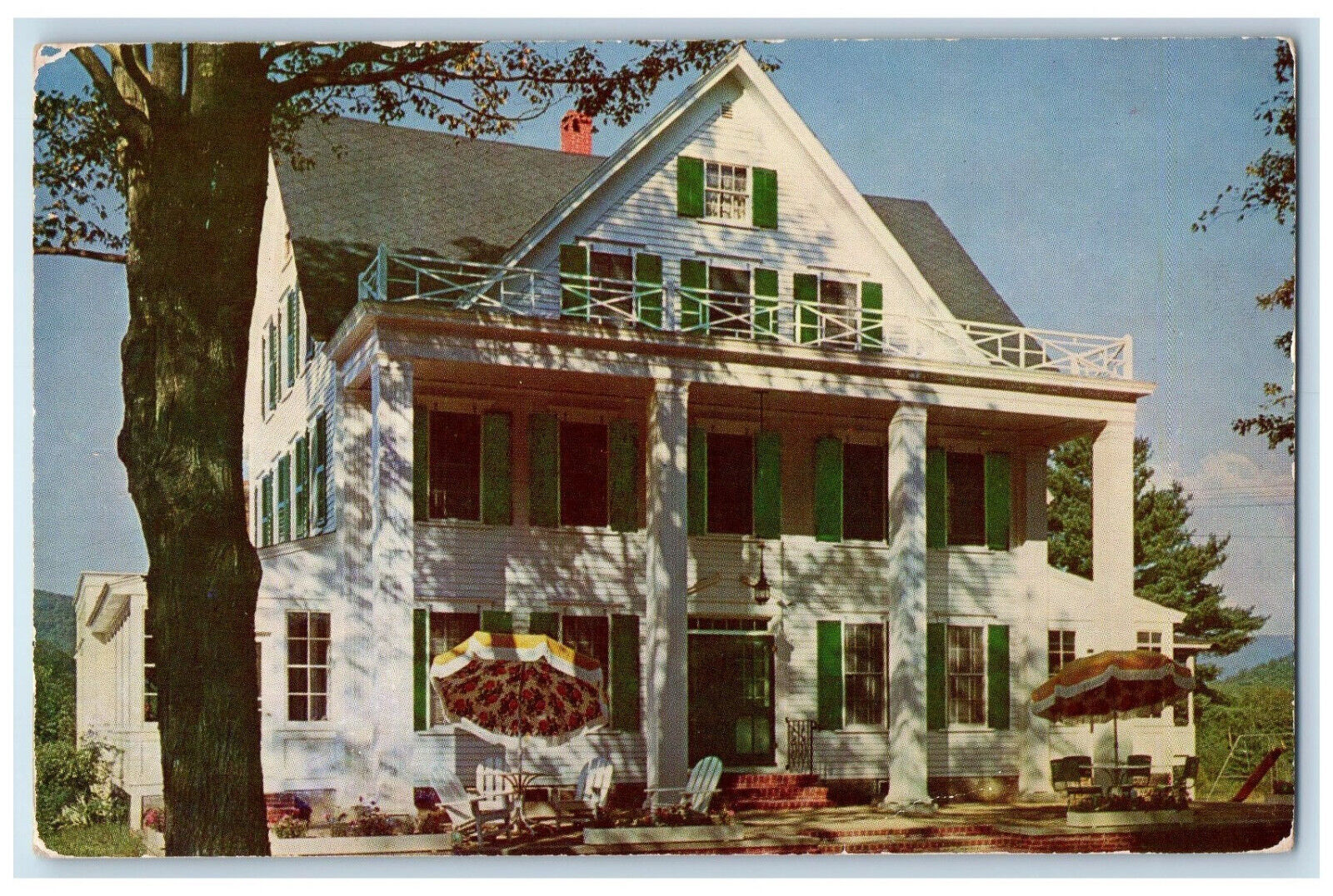 c1950's New England Inn Hampshire House Intervale New Hampshire NH Postcard