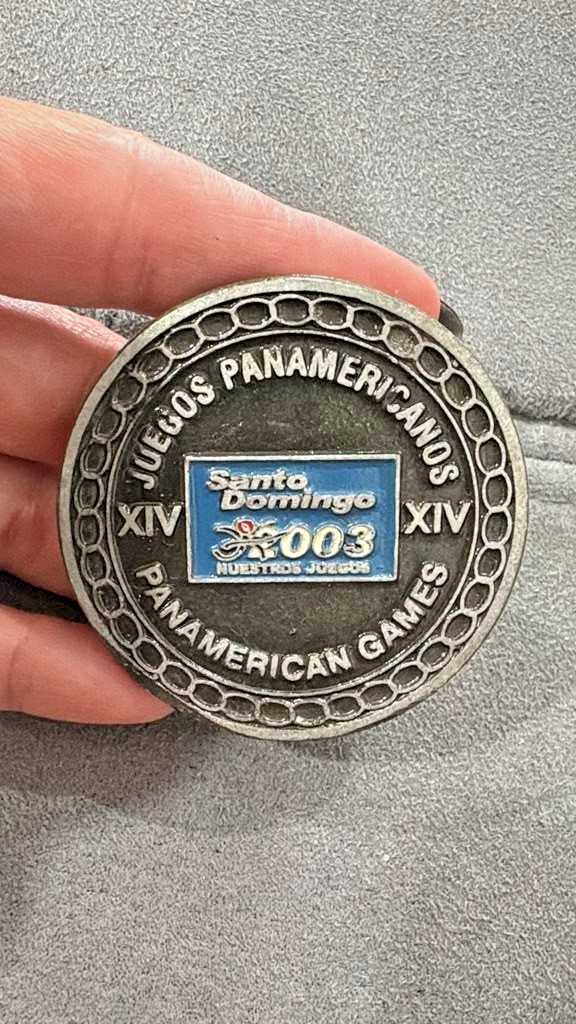 RAREST 2003 SANTO DOMINGO PAN AMERICAN GAMES ODEPA MEDAL