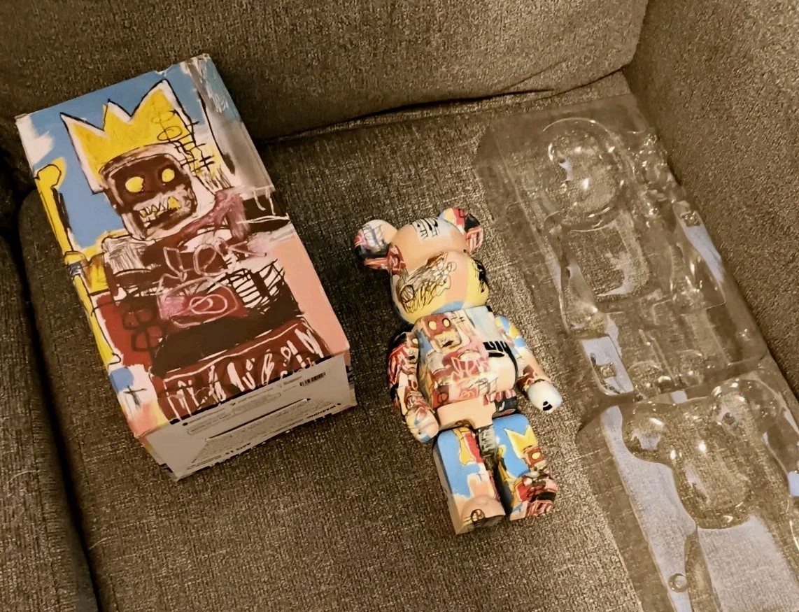 400 only JEAN MICHEL BASQUIAT 6 Bearbrick BE RBRICK  Medicom Toy Figure Basquiat