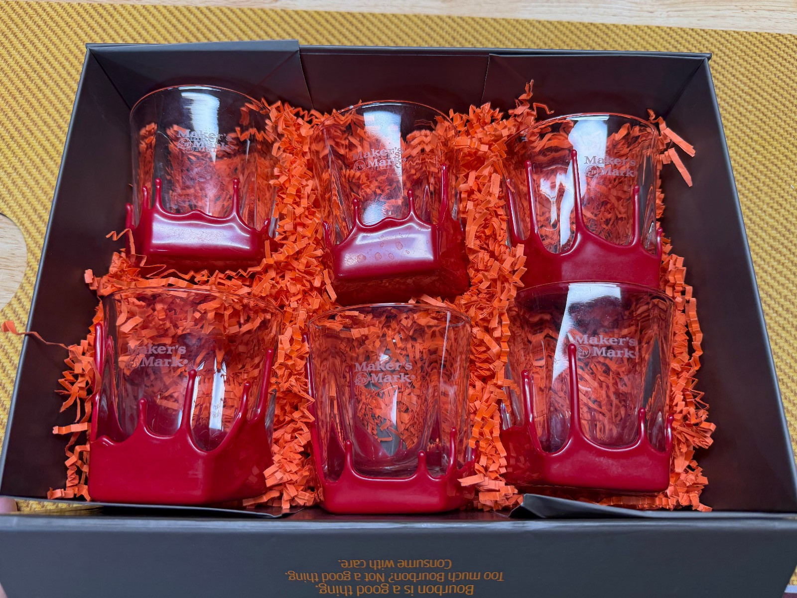 Maker's Mark Kentucky Bourbon Festival Whiskey Glass & Pourer Set