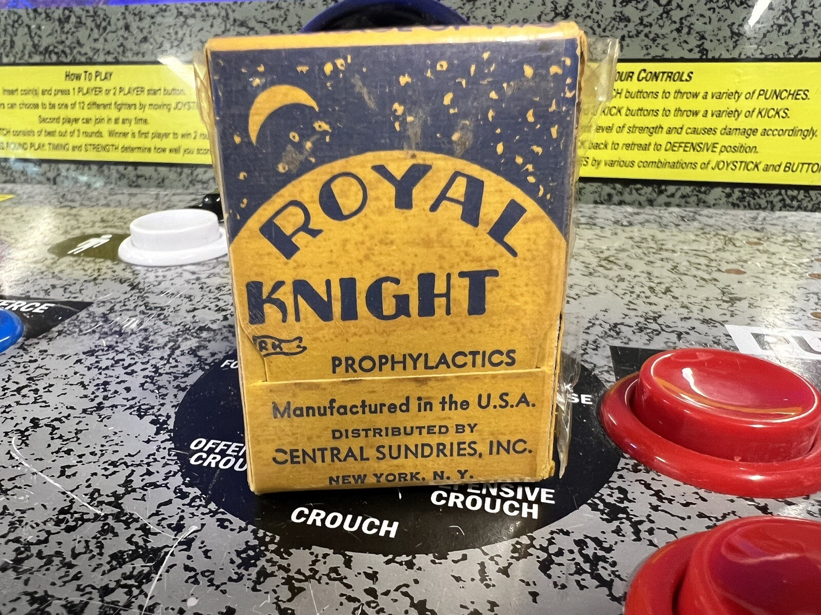 Vintage Royal Knight Prophylactics Central Sundries SEALED
