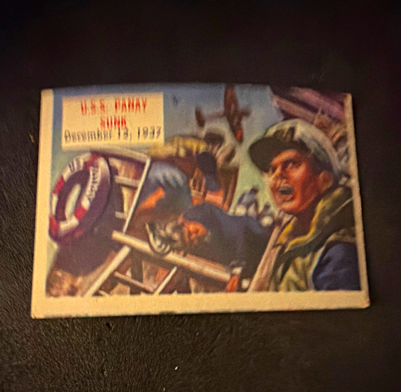 VTG O.T.C.G. The News Extra #105 U.S.S. Panay Sunk Dec 12, 1937 Card VTG O.T.C.G. The News Extra #105 U.S.S. Panay Sunk Dec 12, 1937 Card