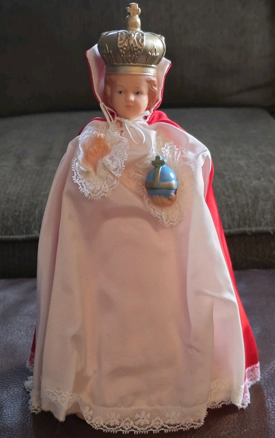 Vintage Nan-San Infant of Prague Statue Rockland MA Religious Figurine 11” NOS Vintage Nan-San Infant of Prague Statue Rockland MA Religious Figurine 11” NOS