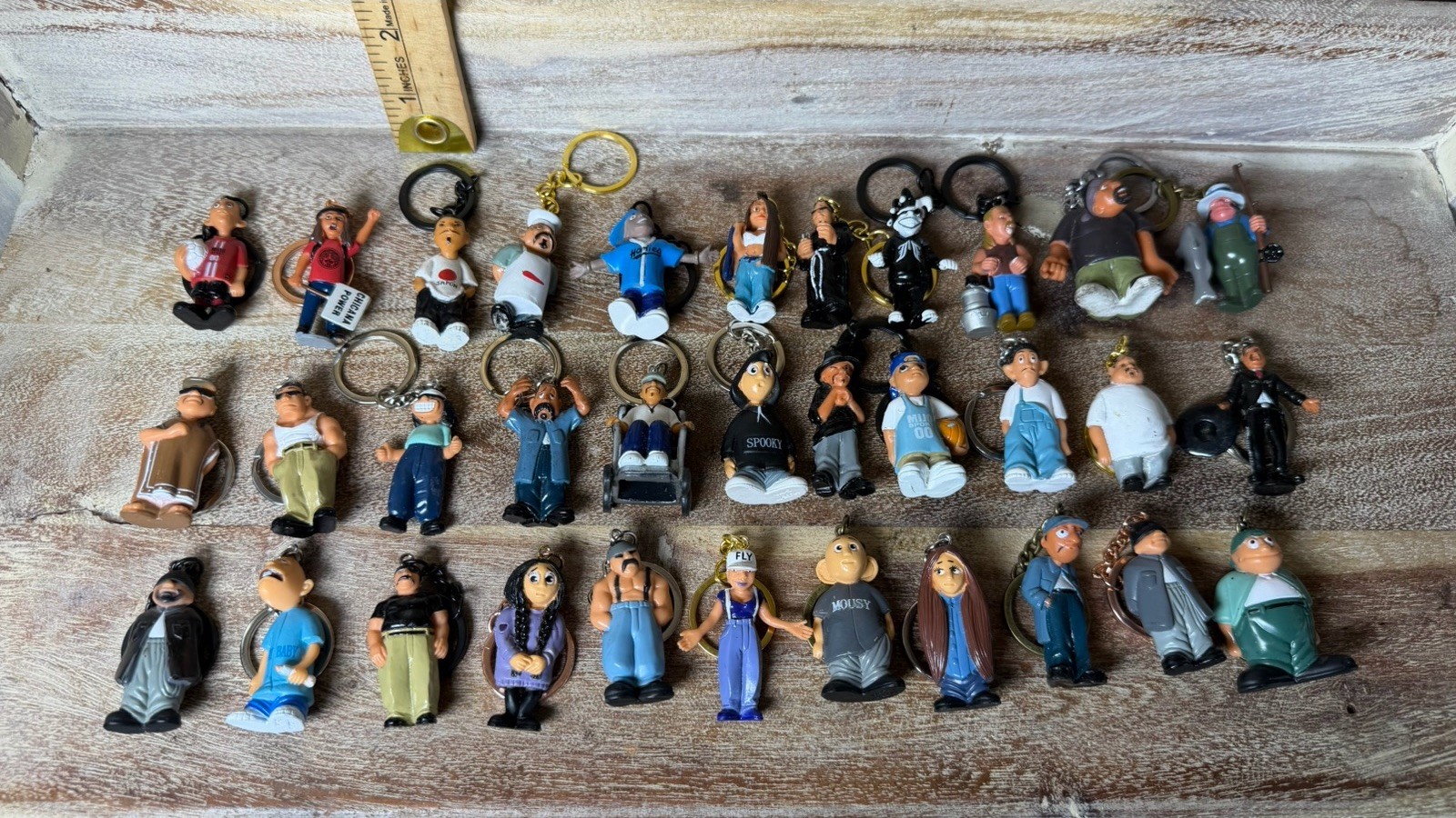 Vintage Homies Keychain Figure Lot 33 David Gonzales Homies Mijos Mini Figures