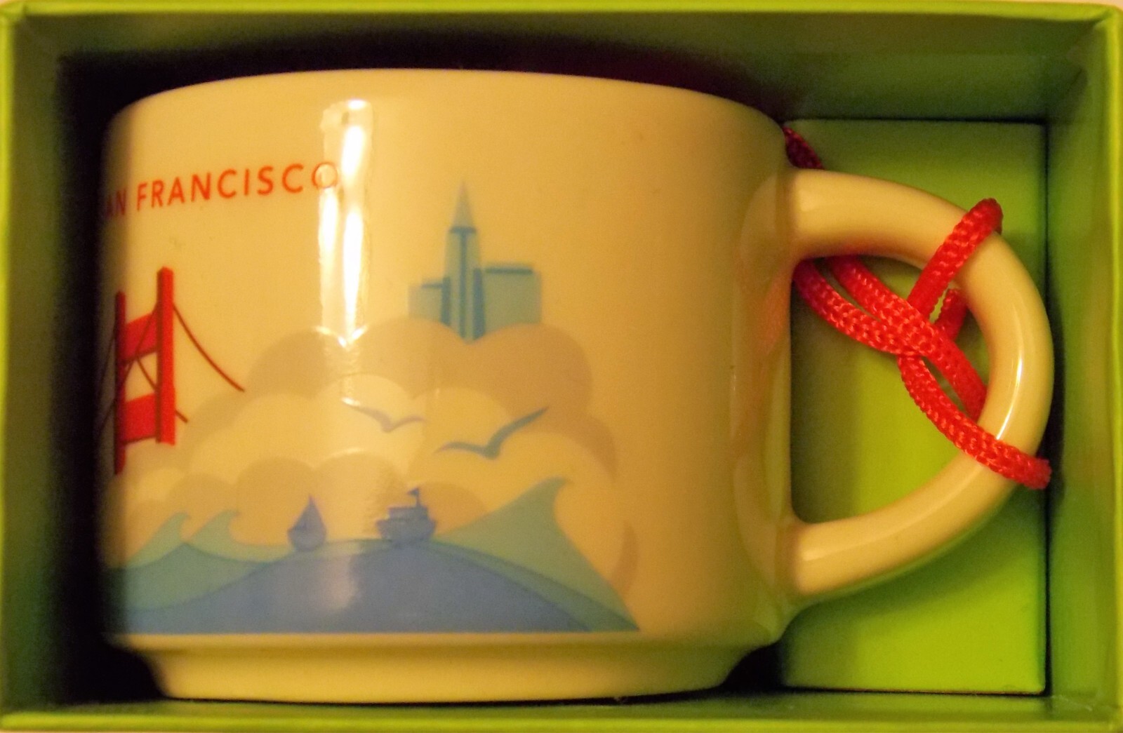 STARBUCKS CITY /STATE / INTERNATIONAL - 2 oz DEMITASSE CUP / ORNAMENTS YAH/BT/D