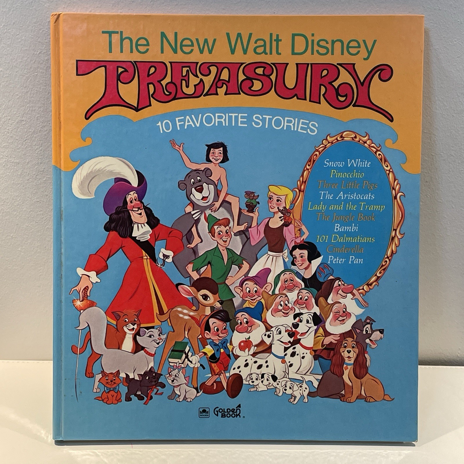 The New Walt Disney Treasury 10 Favorite Stories A Golden Book 1971