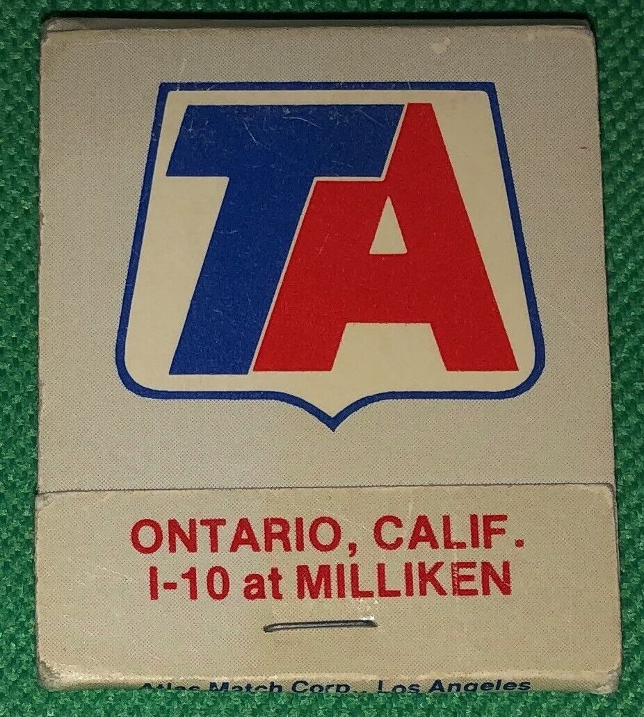 TA Ontario California Matchbook