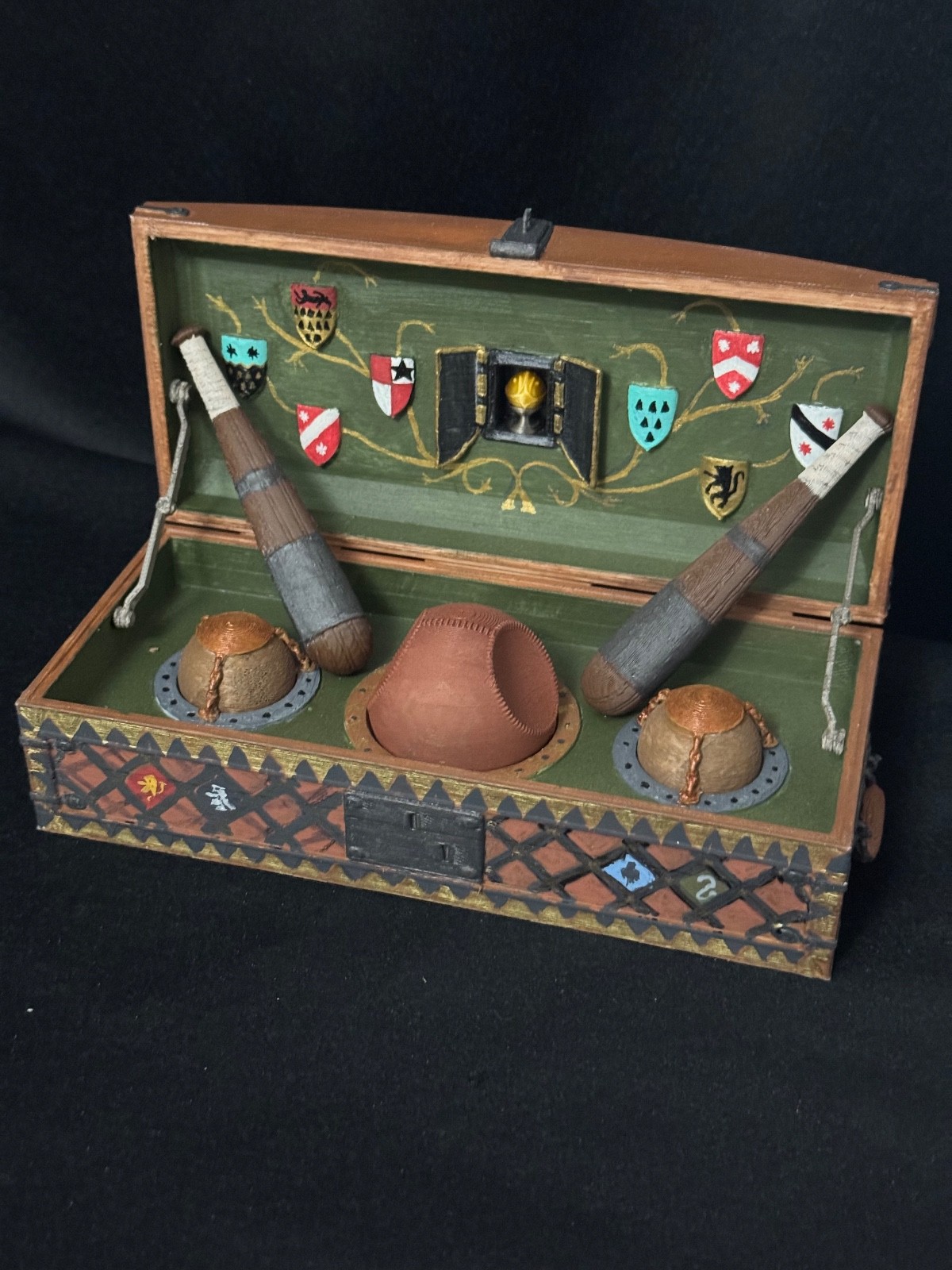 Quidditch set replica collector\'s display Quidditch set replica collector\'s display