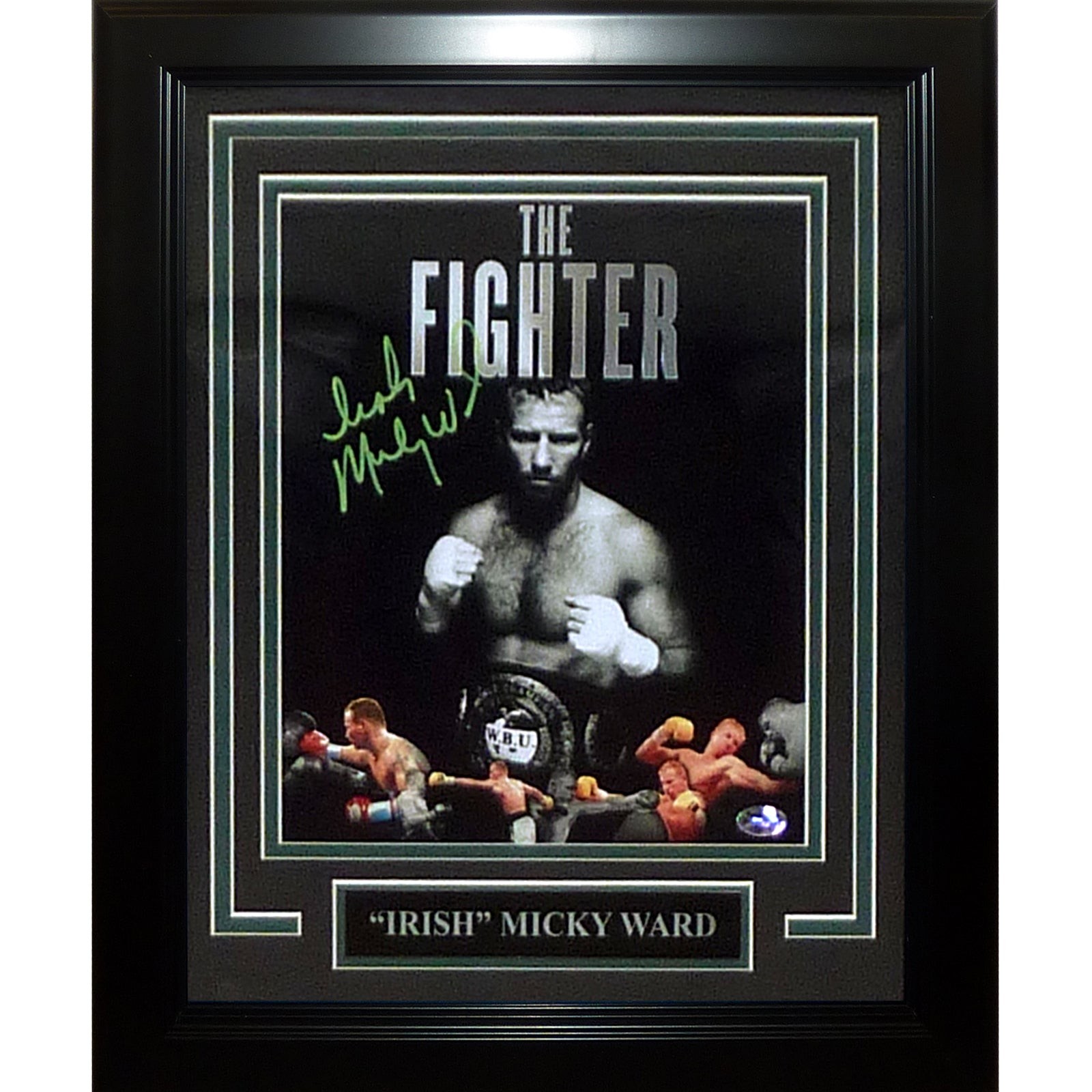 Micky Ward Irish Autographed Boxing Deluxe Framed 8x10 Photo Micky Ward Irish Autographed Boxing Deluxe Framed 8x10 Photo