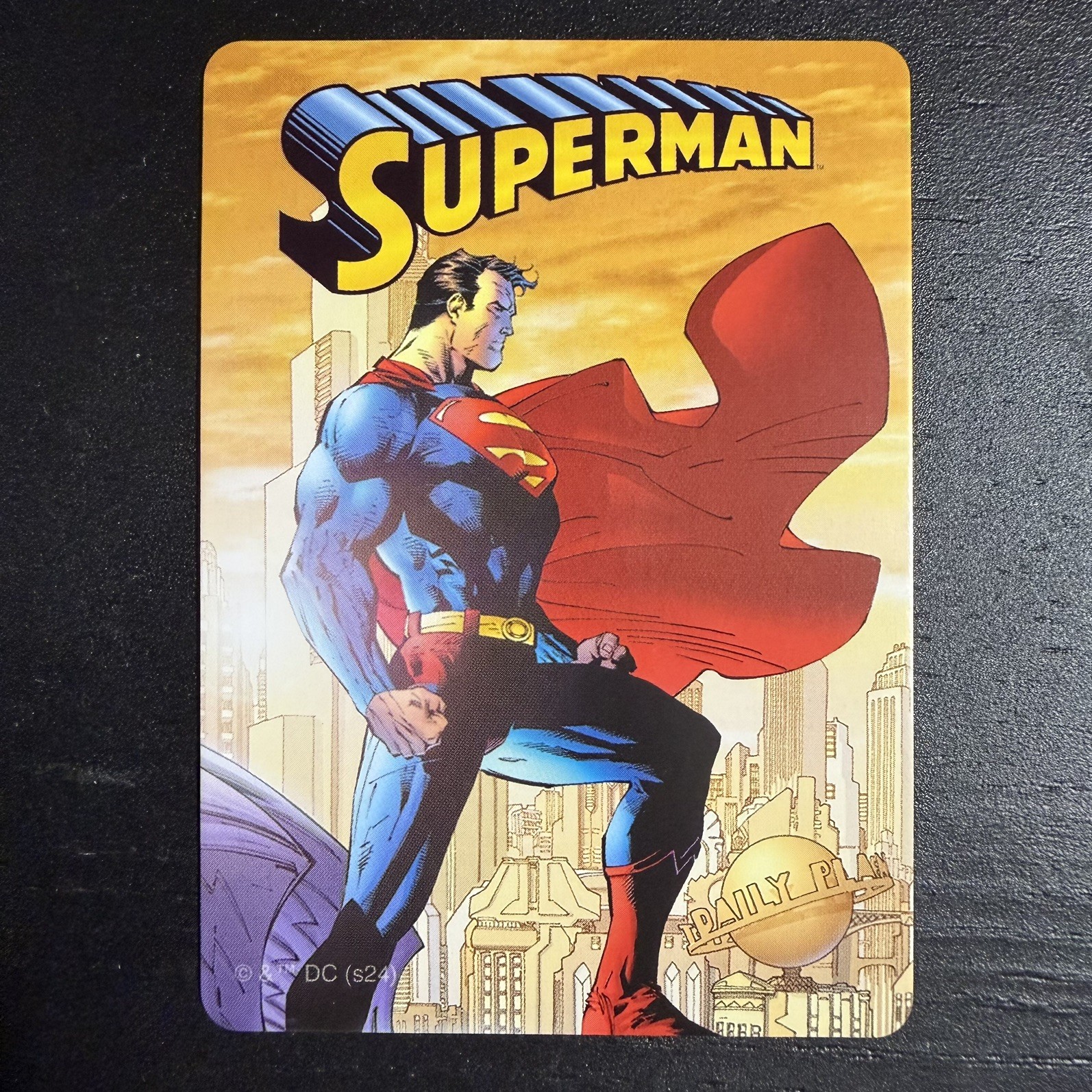 Superman Comic Single Swap Playing Card
