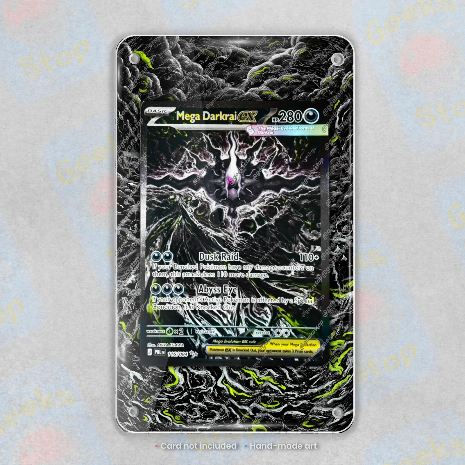 Mega Darkrai ex SAR | Extended Art Display Case for Pokemon Card Mega Darkrai ex SAR | Extended Art Display Case for Pokemon Card