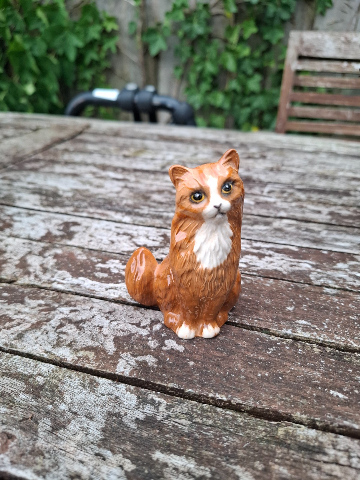 vintage Royal Doulton Seated Ginger Cat