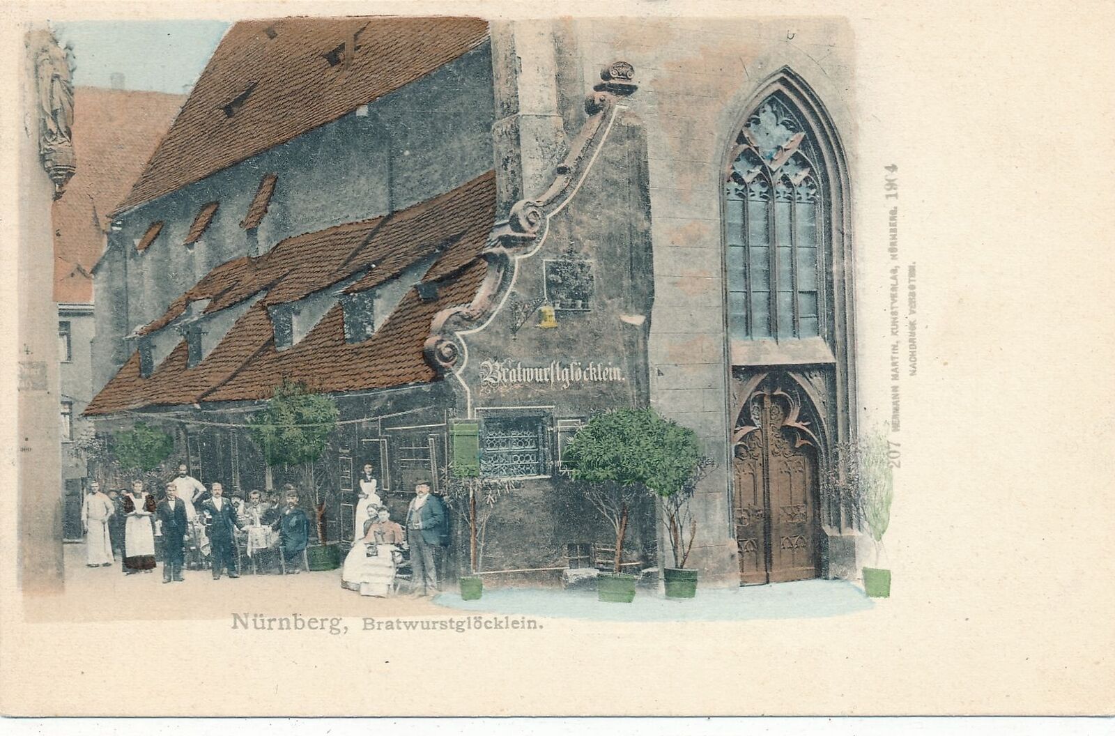 NURNBERG - Bratwurstglocklein Postcard - Nuremberg - Germany - udb (pre 1908)