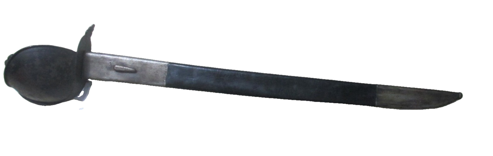 Antique Solingen A&E Holler Naval Cutlass Sword Iron Bowl Guard Scabbard Machete