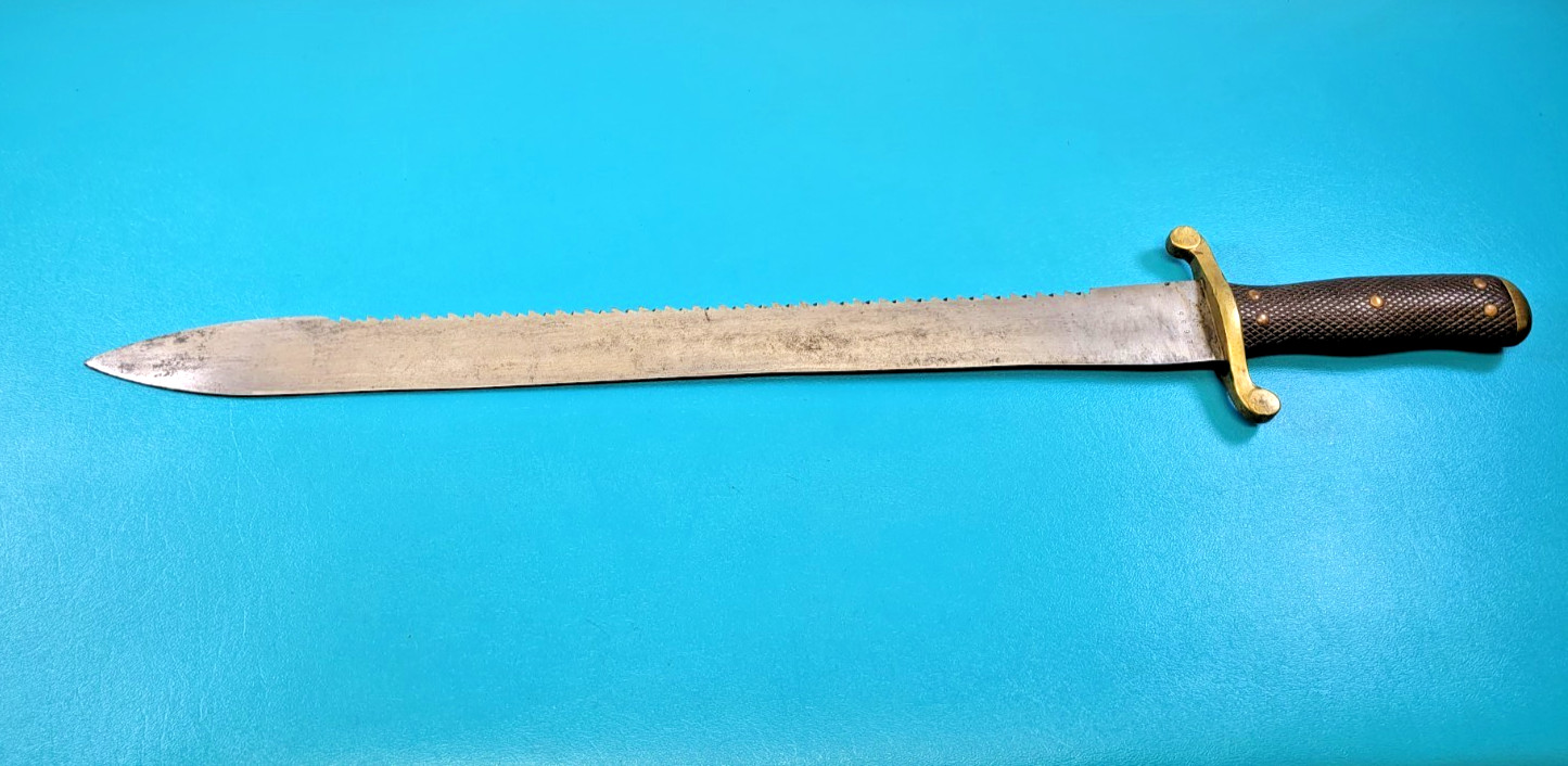 Swiss Model 1878 Sawback Short Sword Fascine Gebr Weyersburg Solingen  TR769