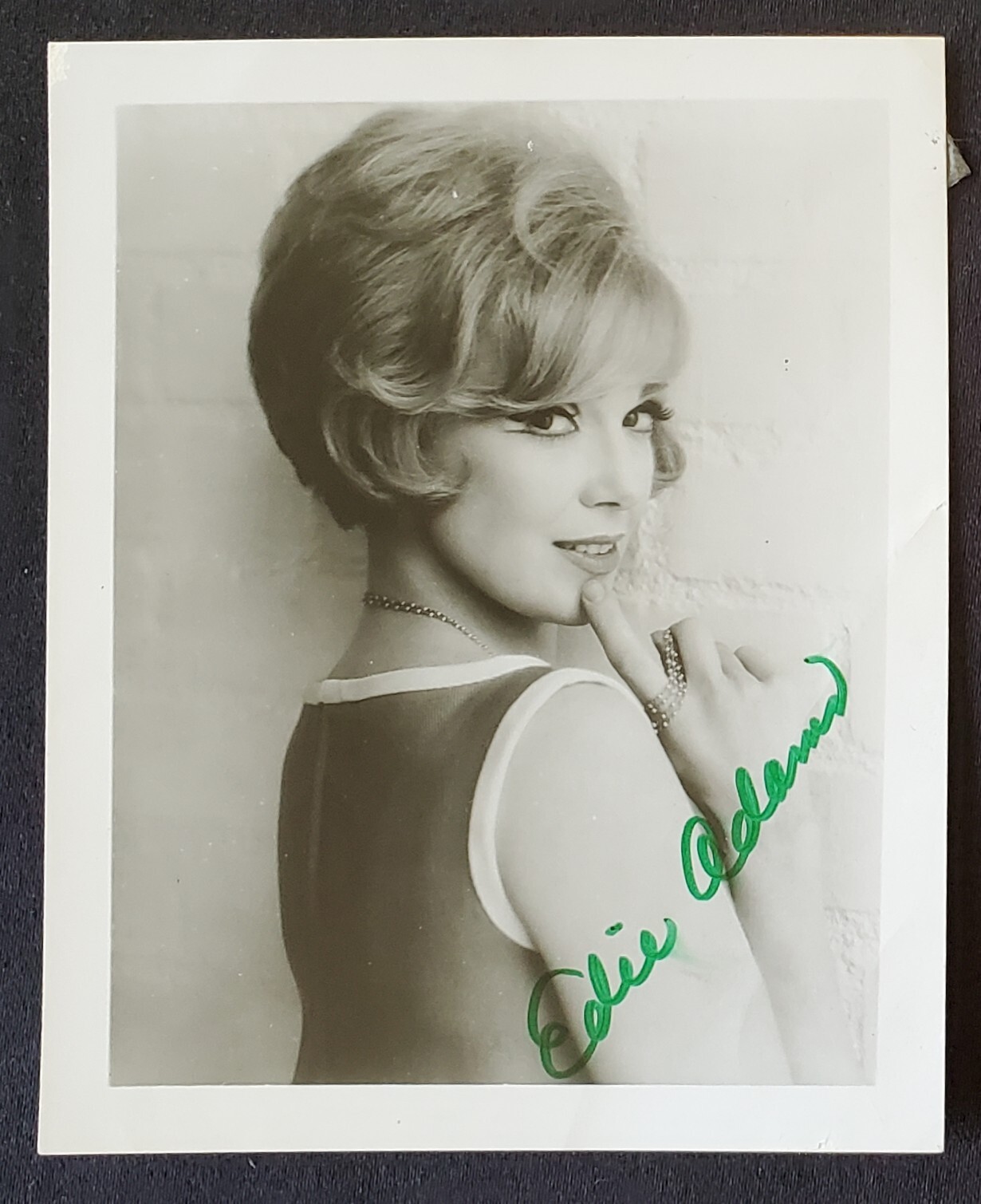 Edie Adams Autograph 4x6 Candid Portrait Photograph