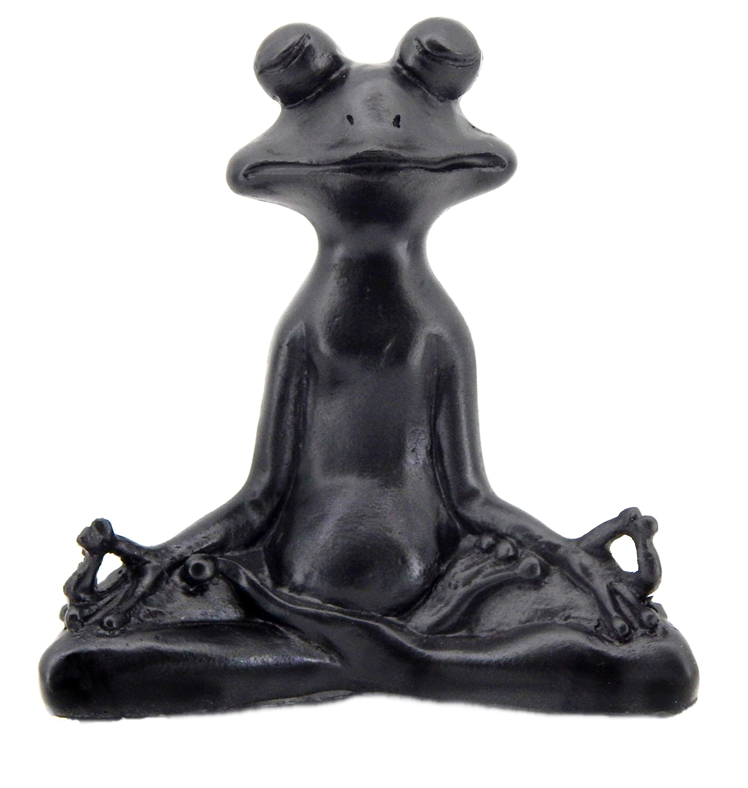 Bellaa 23101 Frog Statue Meditation Lotus Pose Yoga Zen Buddha Outdoor Garden... Bellaa 23101 Frog Statue Meditation Lotus Pose Yoga Zen Buddha Outdoor Garden...