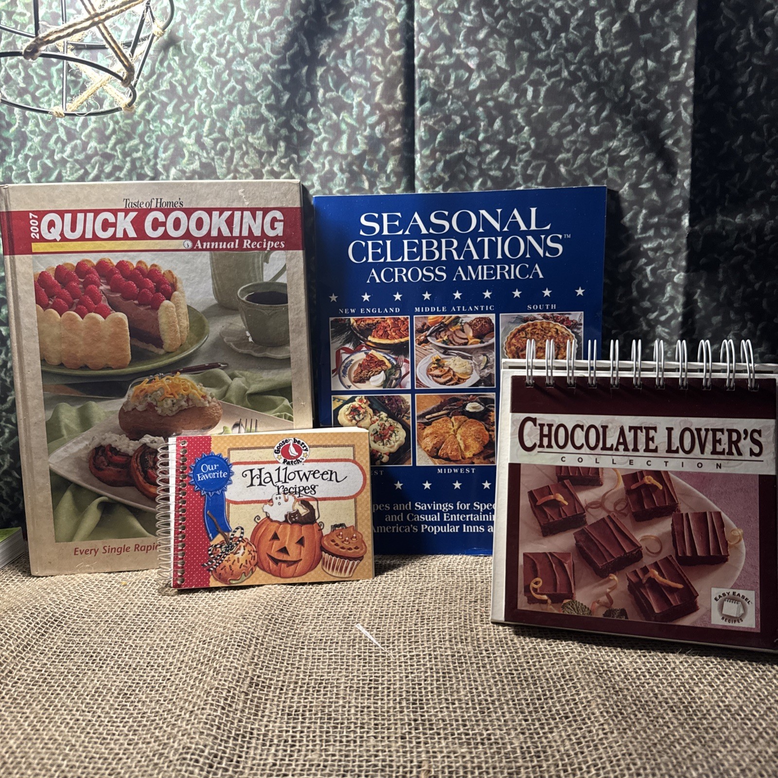 Cookbook Lot Of 4 Seasonal Celebrations Across America Inn Recipes & Others