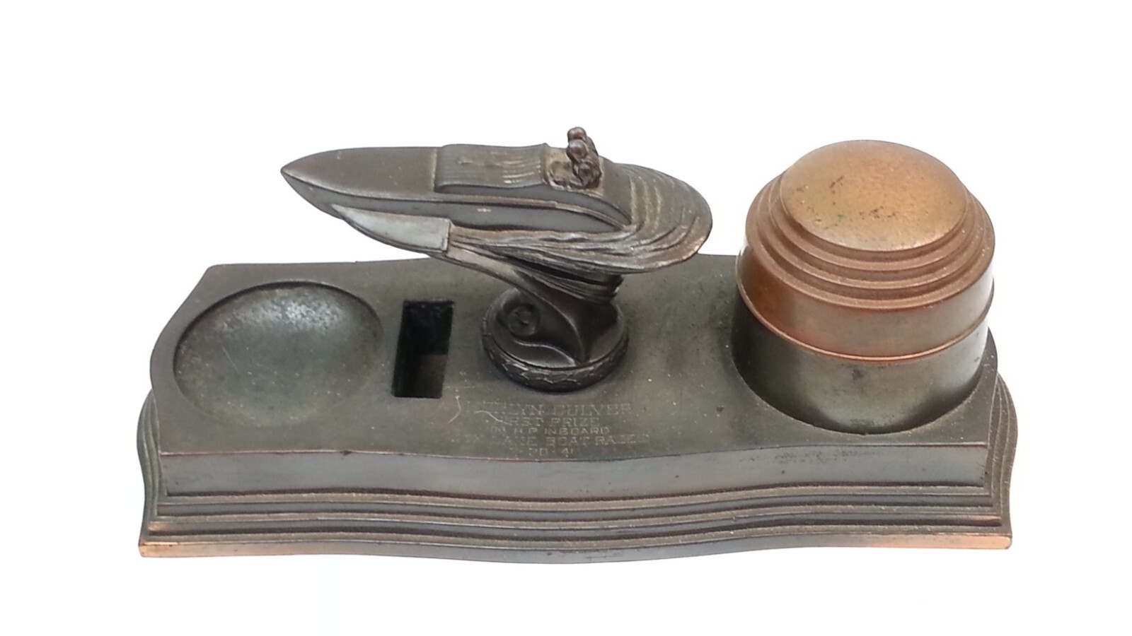 1941 Vintage Fox Lake Boat Race 1st Prize 103 HP Inboard Motor Trophy Racing 1941 Vintage Fox Lake Boat Race 1st Prize 103 HP Inboard Motor Trophy Racing
