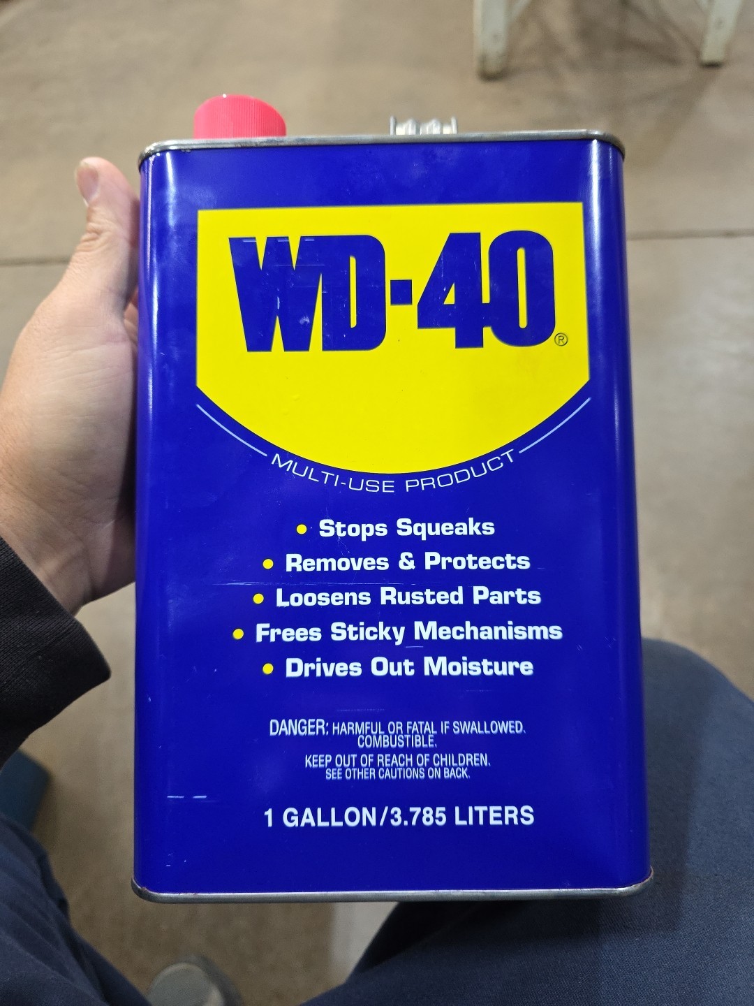 Empty WD-40 Can