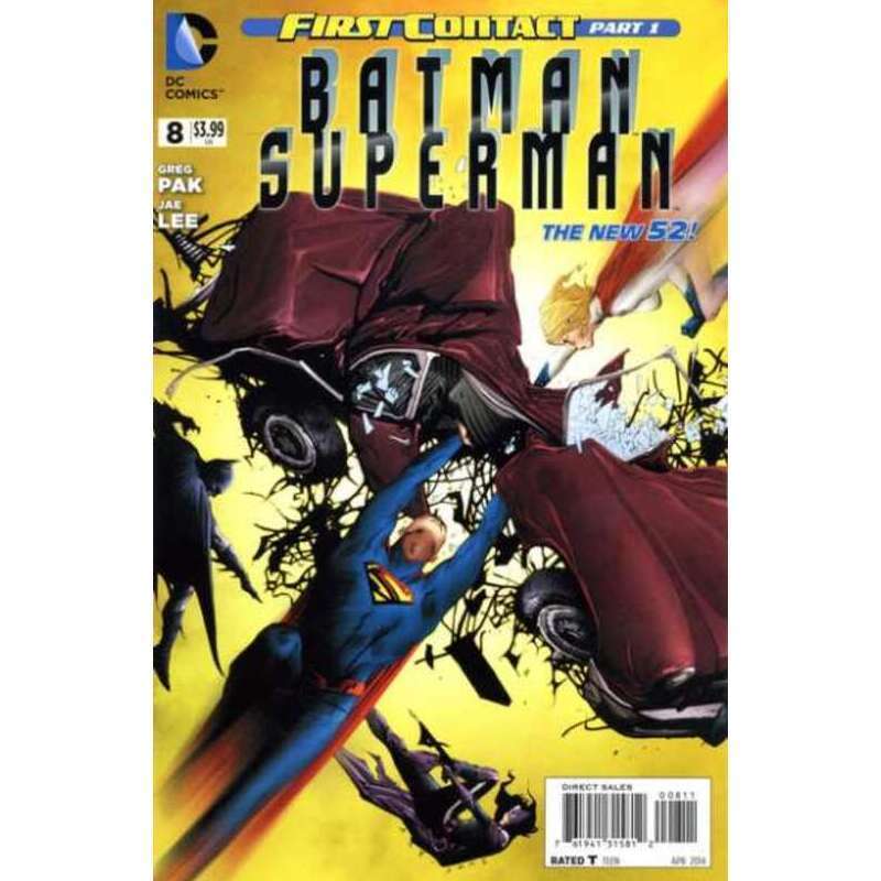 Batman/Superman #8 2013 series DC comics NM Full description below [k/