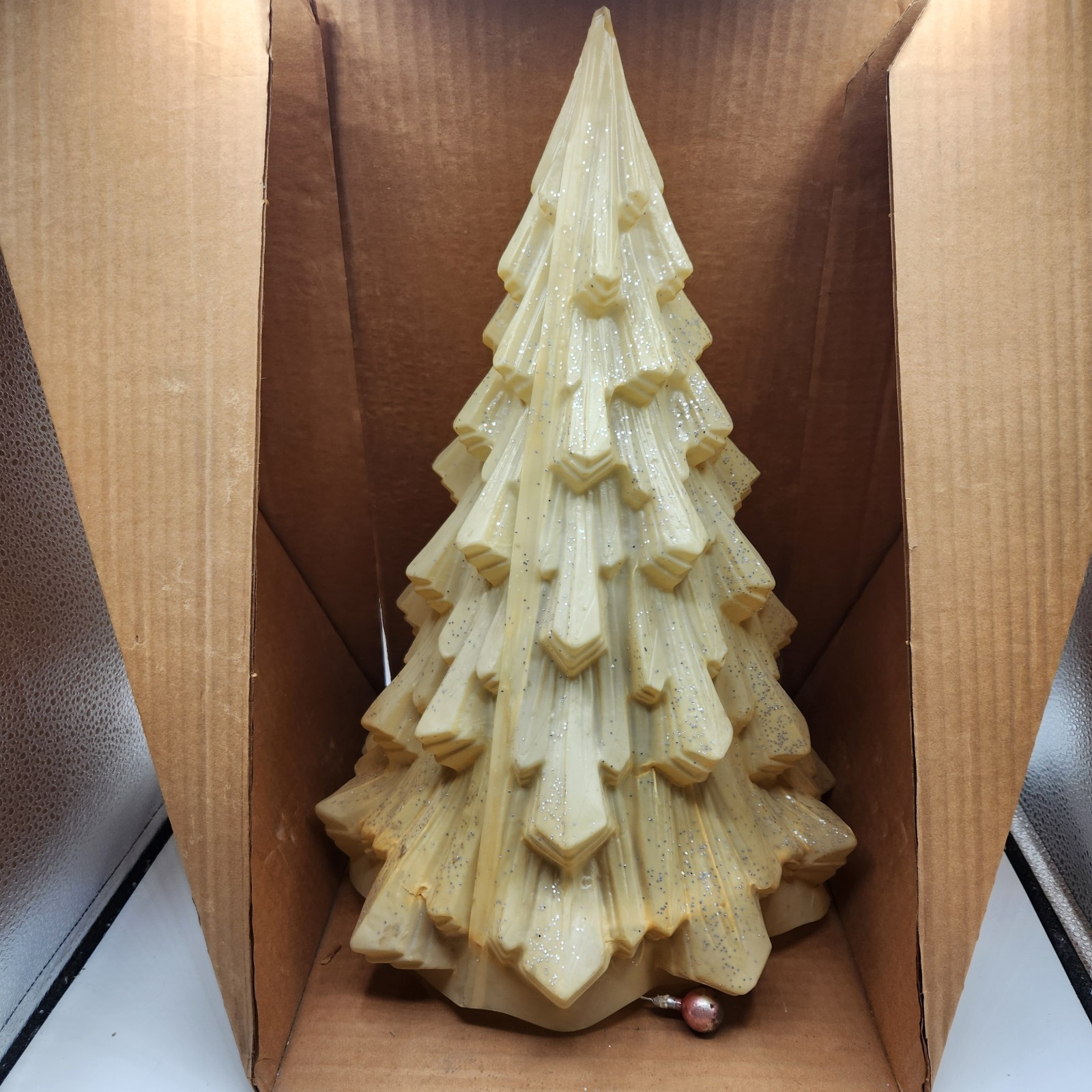 Rare 1960\'s Econolite Twinkle Twee Celluloid Christmas Tree In Orig Box Works Rare 1960\'s Econolite Twinkle Twee Celluloid Christmas Tree In Orig Box Works